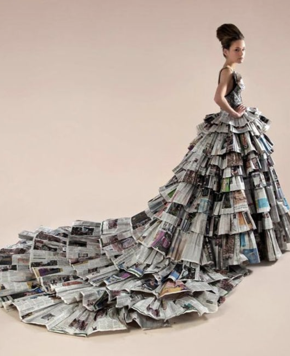 How to Make a Paper Dress (with Pictures) - wikiHow