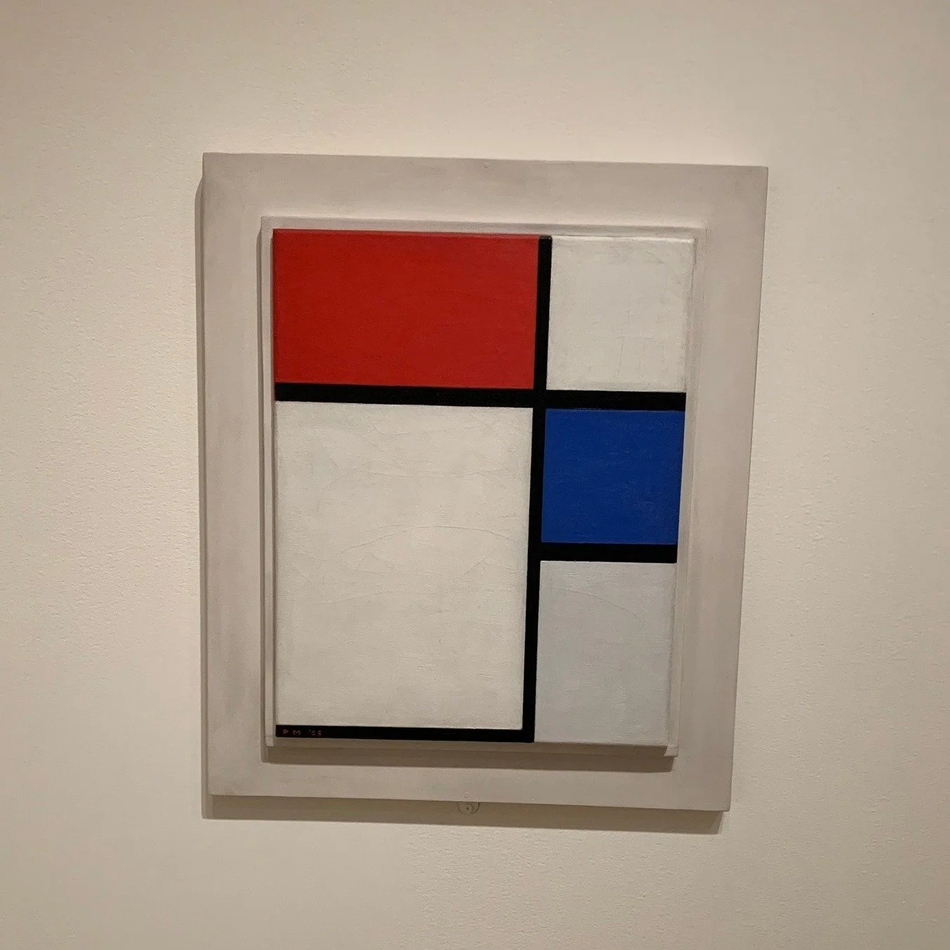 Back in architecture school (a loooooong time ago), I was obsessed with the De Stijl movement, especially Piet Mondrian. Composition No. II, with Red and Blue and the Rietveld Schr&ouml;der House in Utrecht shaped how I see balance, space and simplic