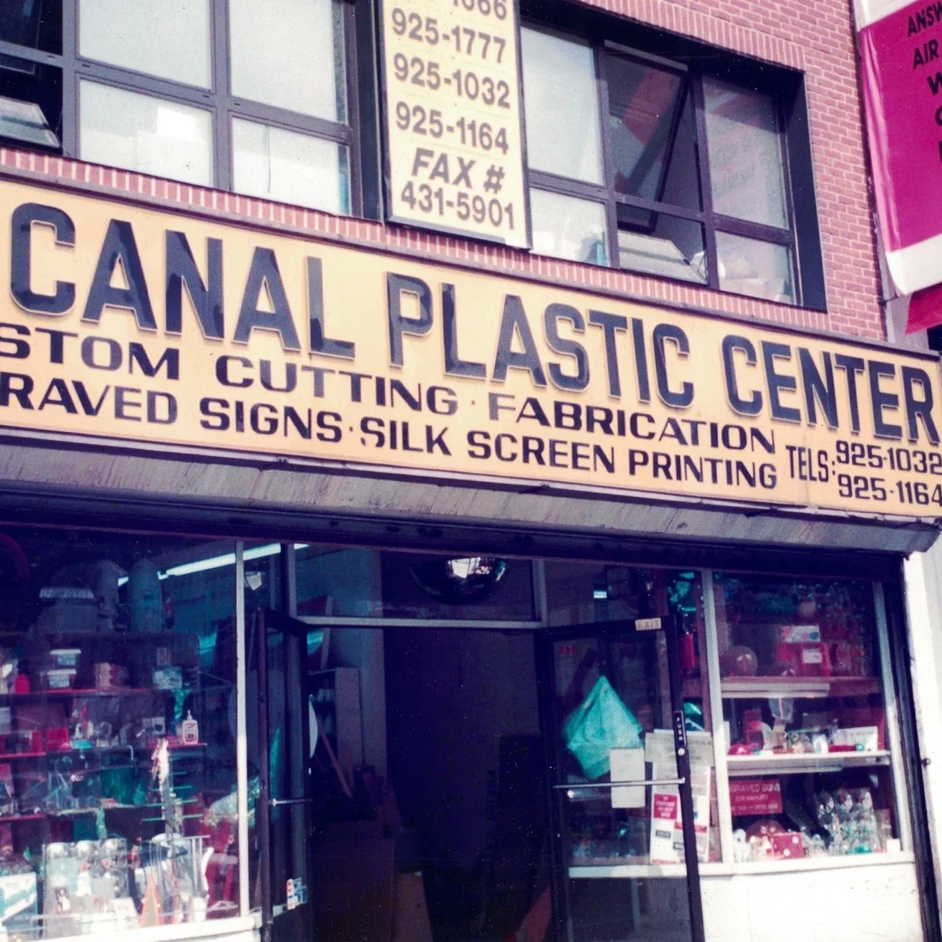 Canal Plastics&hellip; another classic NYC institution I used to haunt daily in the late &rsquo;90s and early &rsquo;00s during my peak NYC / Fred Flare era. I made fish tanks, dollhouses, display boxes and even lighting fixtures using sheets of colo