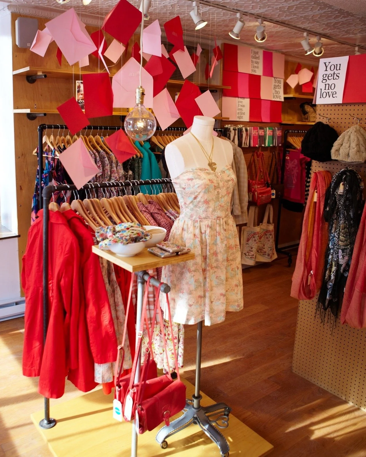 One of my favorite Valentine's Day displays I did for Fred Flare... A "love letter" to my retail background and of course Fred and pop music. #fredflare #nostalgia #loveletters #valentinesday