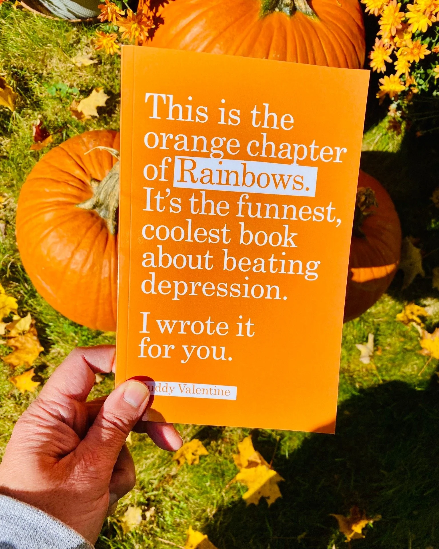 🧡🌈 ORANGE YOU GLAD THERE&rsquo;S A NEW RAINBOW?

Just in time for spooky season, our fave self-help mental health guru @heybuddyvalentine is back with the newest addition to her Rainbows series&hellip; ORANGE! 🎃🧡

Pair it with black for full-on H