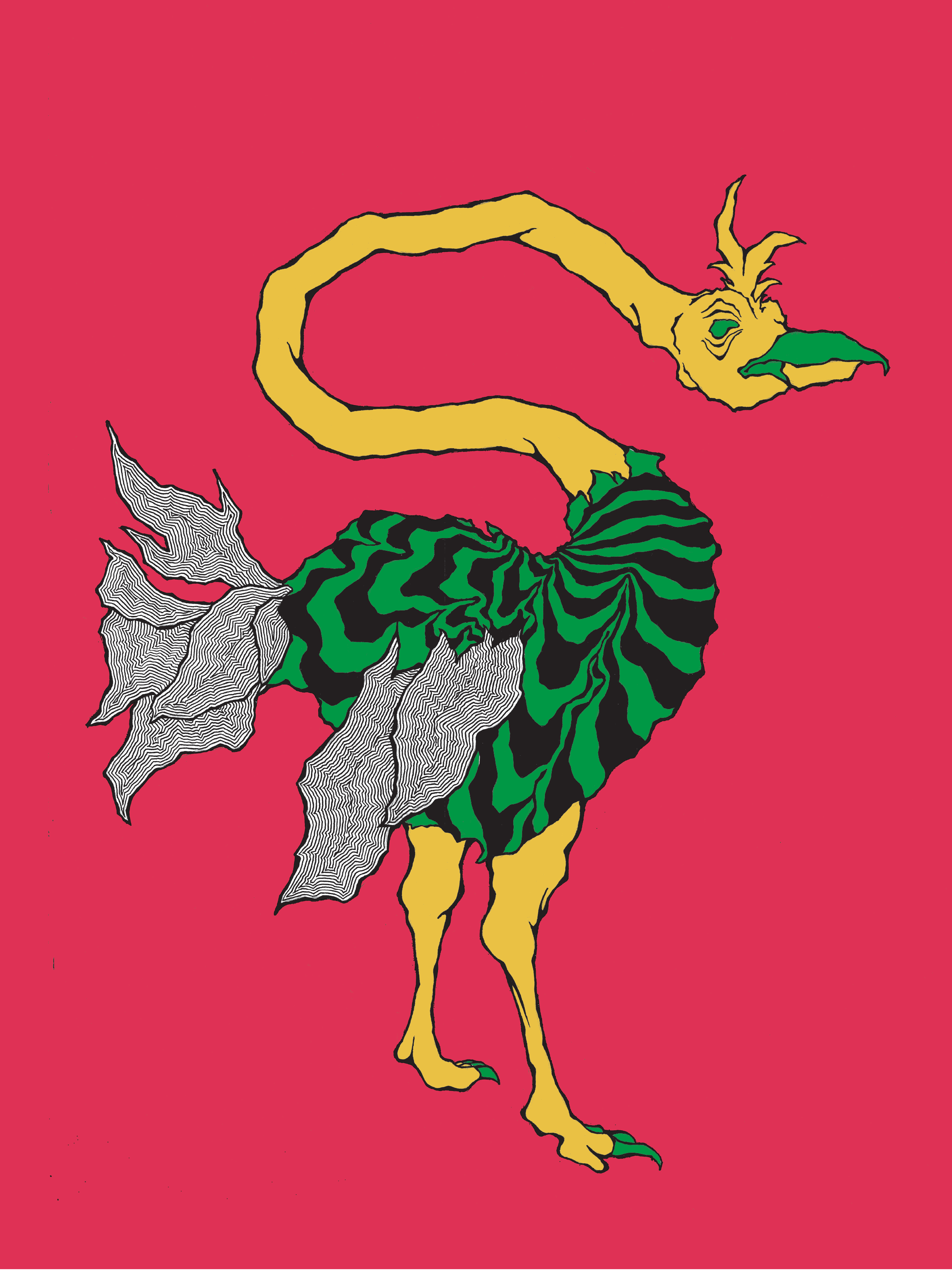Diseased Ostrich
