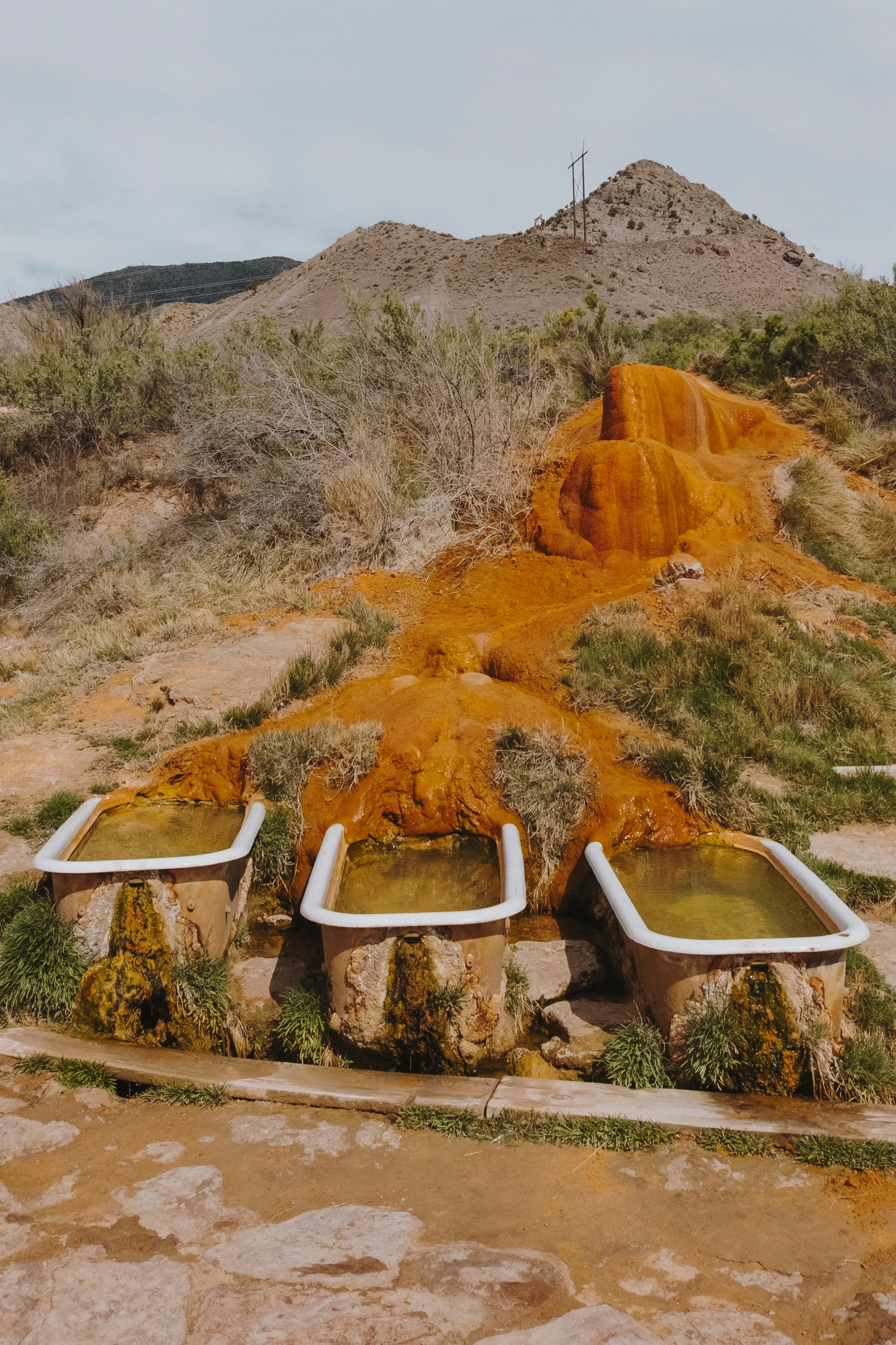 Mystic mountain water, Mystic Hot-springs, Utah, 2018