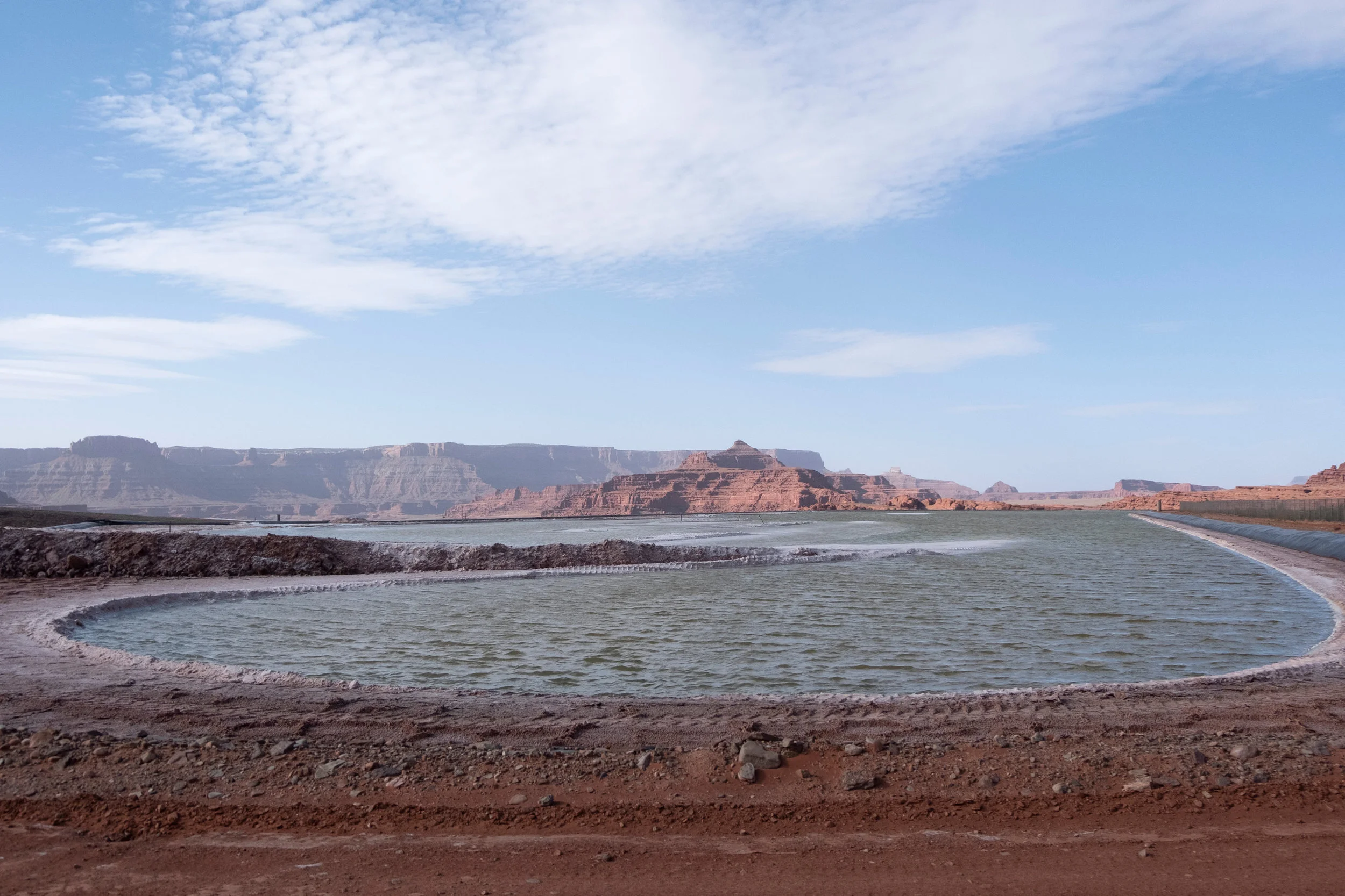 Intrepid Potash Evaporation Pond, Moab, Utah 2018.