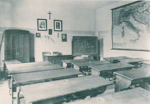 Tipica aula anni '50 e '60