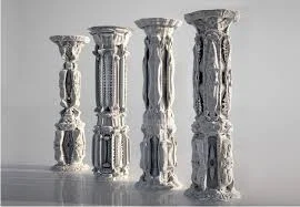 3D printed COLumns GENERATEd w/ algorithms