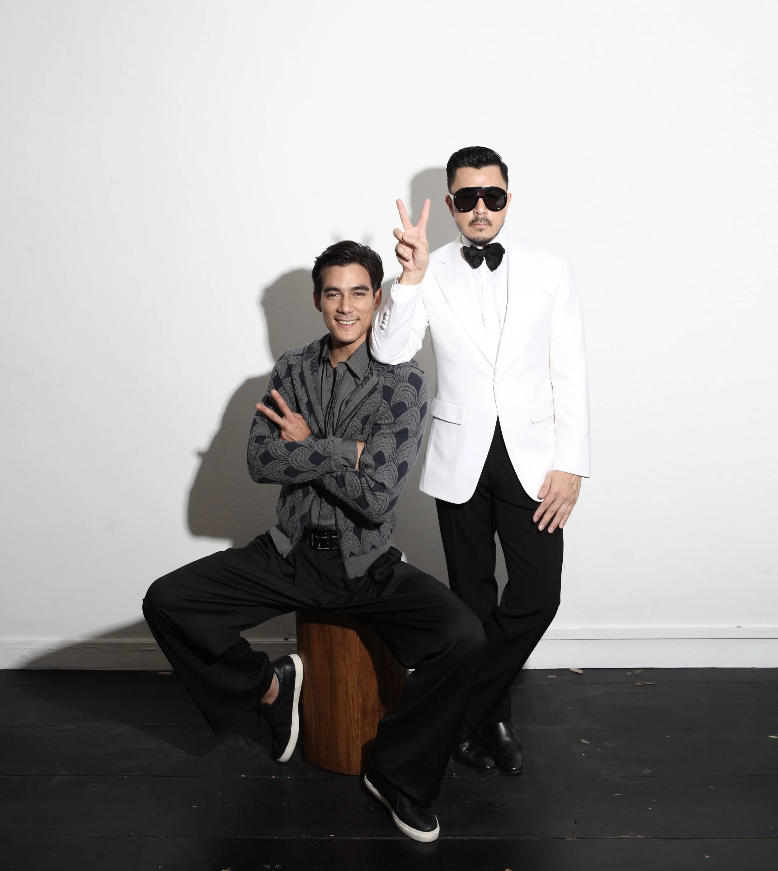 Mentor Moo in his own clothes / Attila in Emporio Armani