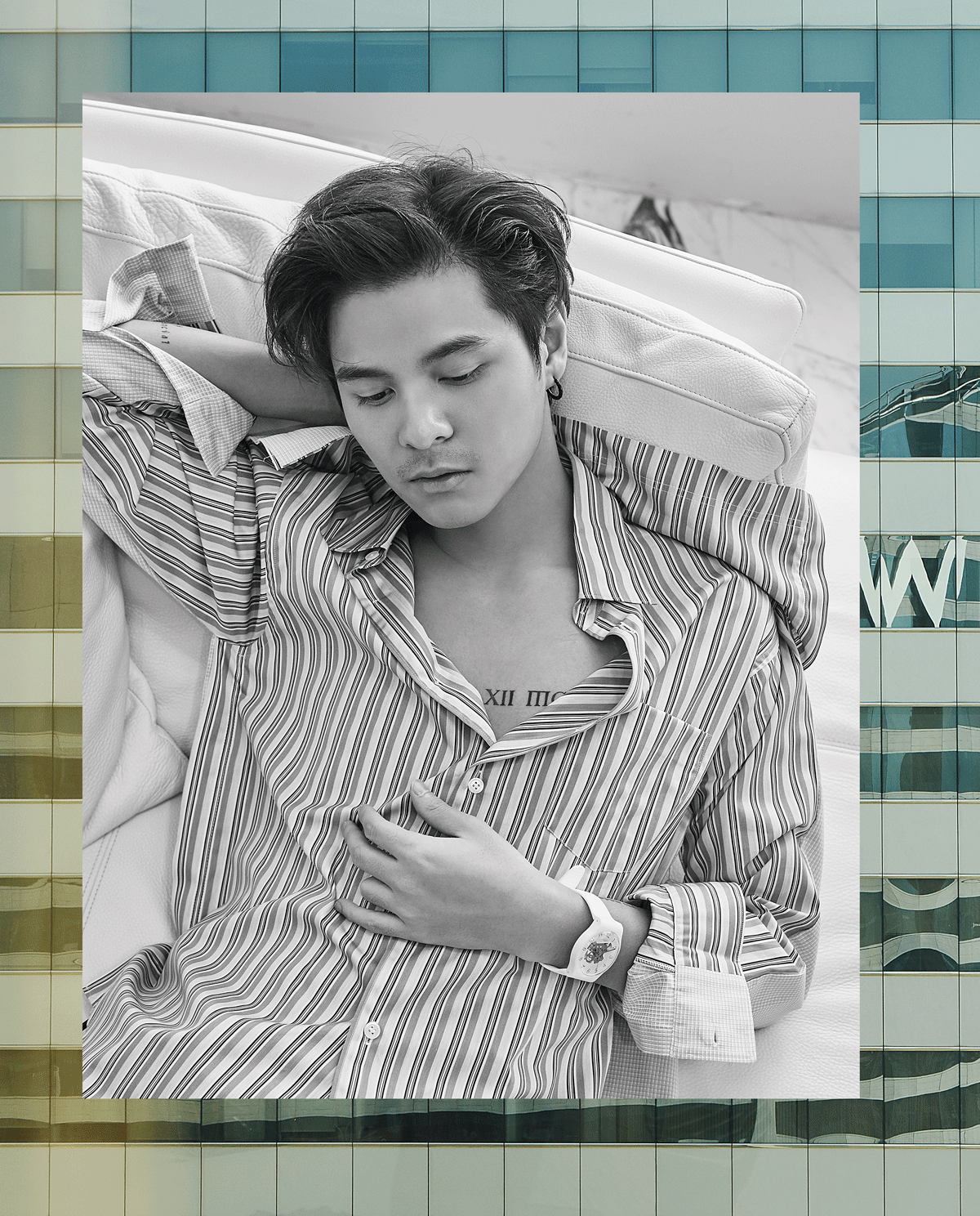 shirt : COMME des GARCONS / watch : SWATCH model : CANDINETTE