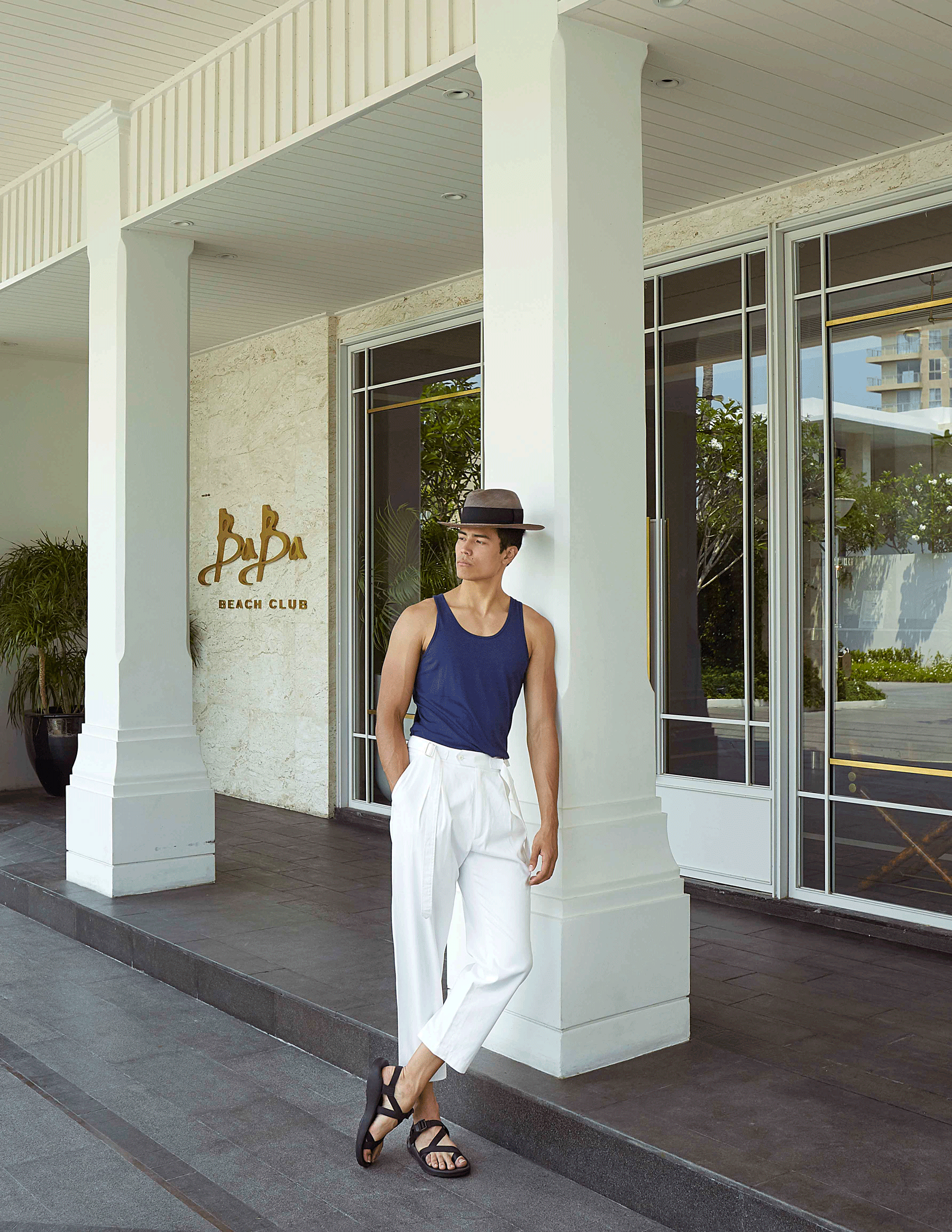 tank top : JOCKEY / pants : Leisure Projects / hat : Famosa_Andina