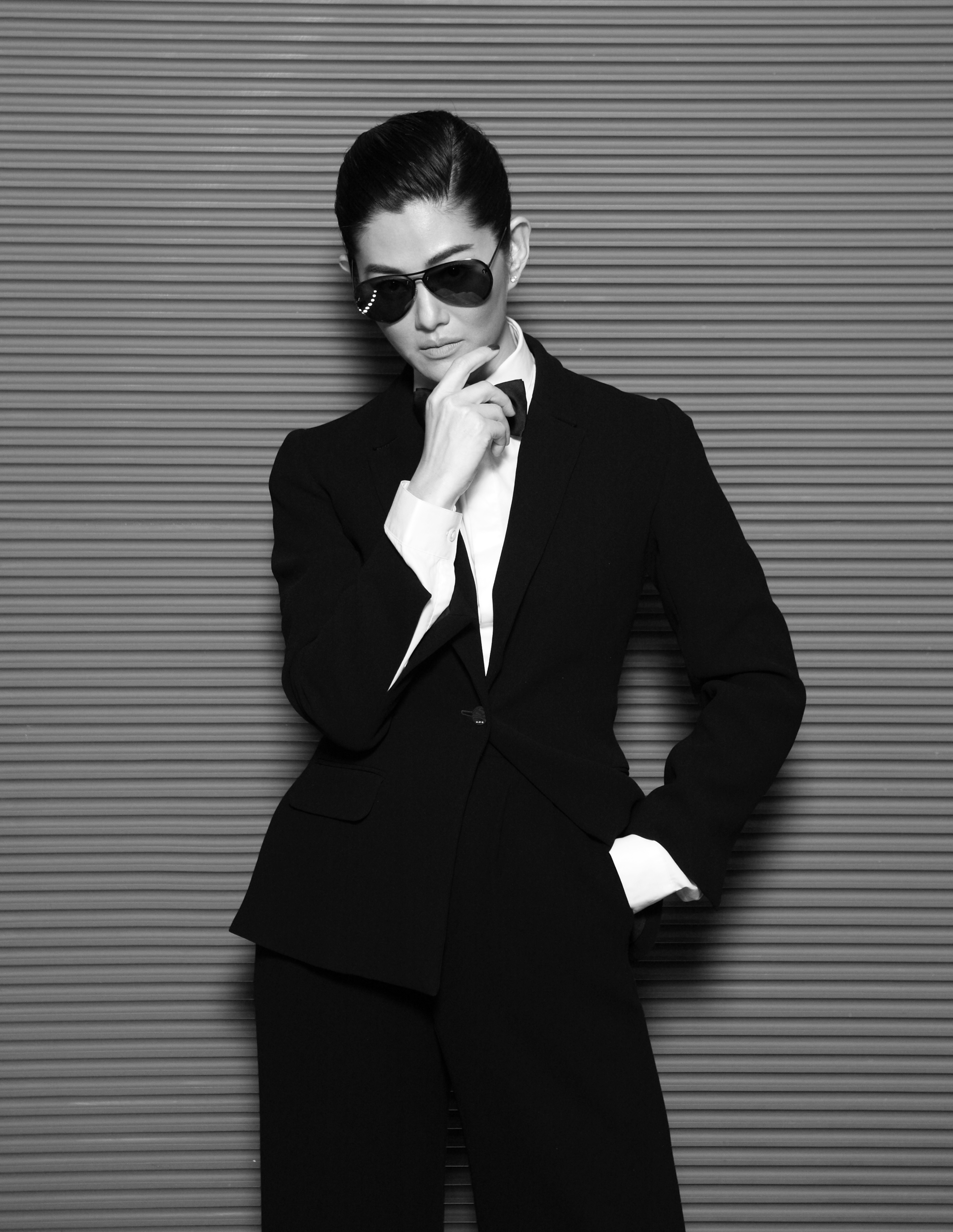 Suquan : clothes : ASAVA / sunglasses : Alexander McQueen