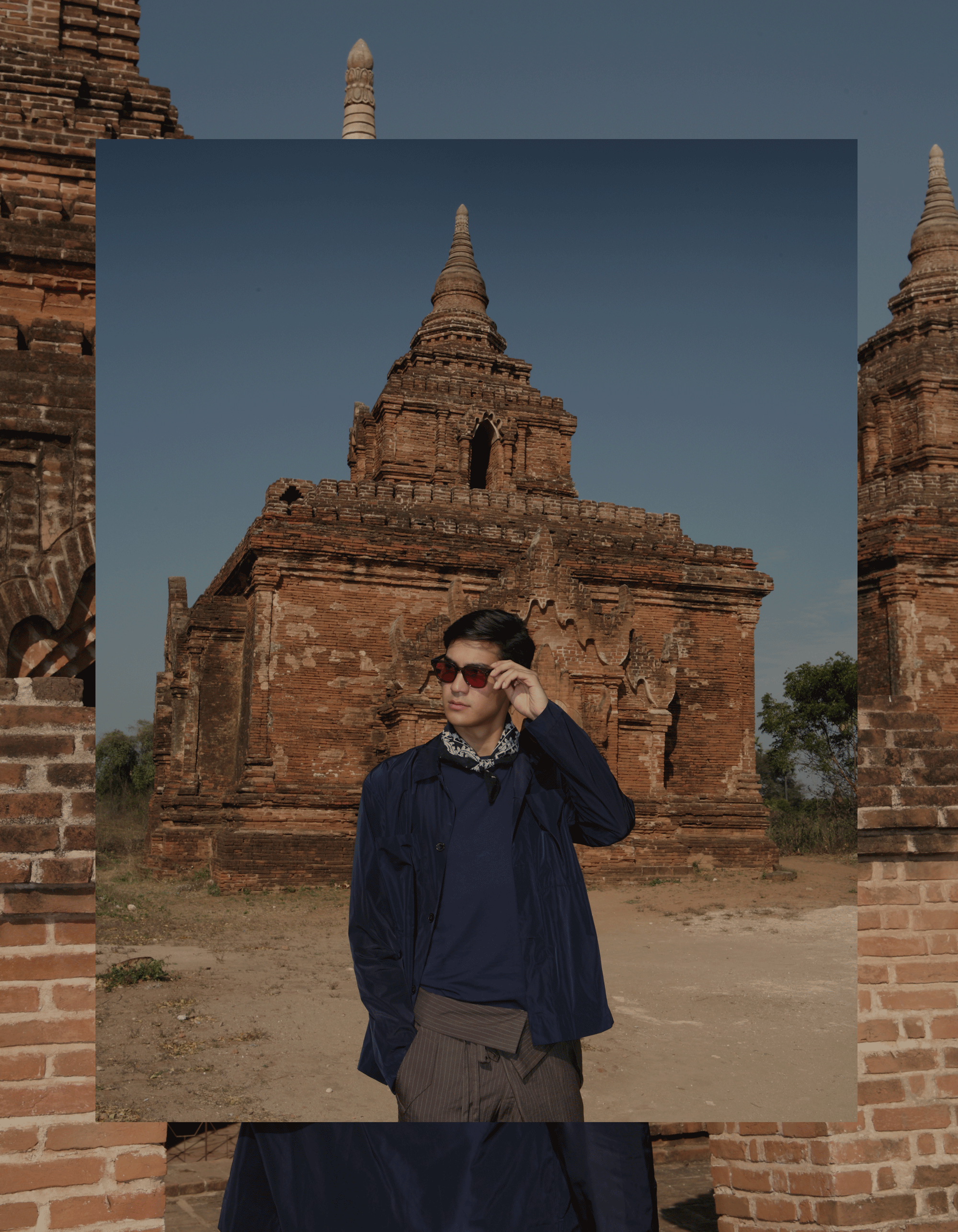 Tshirt : JOCKEY / jacket & pants : SARIT / sunglasses : SPEKTRE