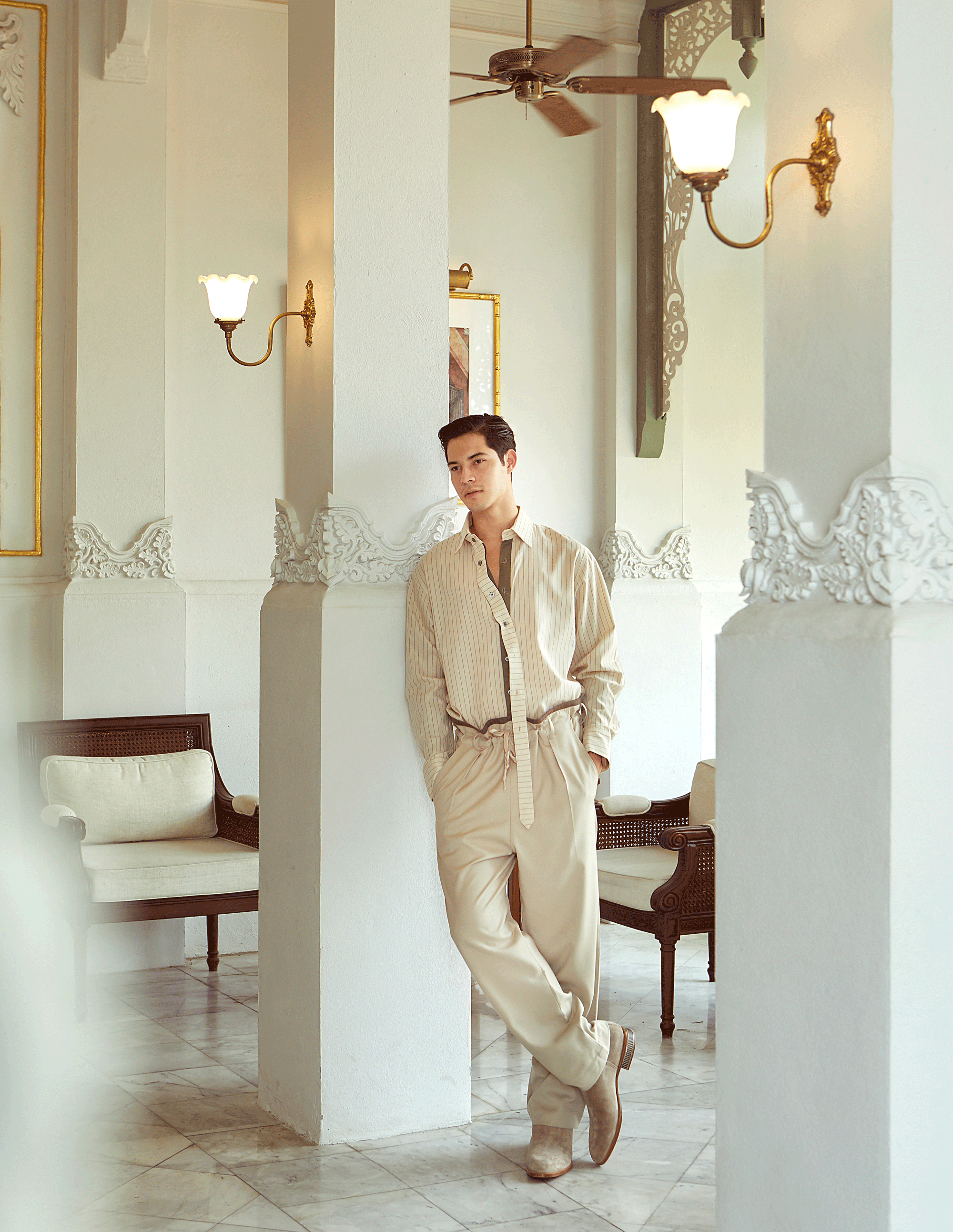 clothes : Leisure Projects / shoes : Christian Louboutin