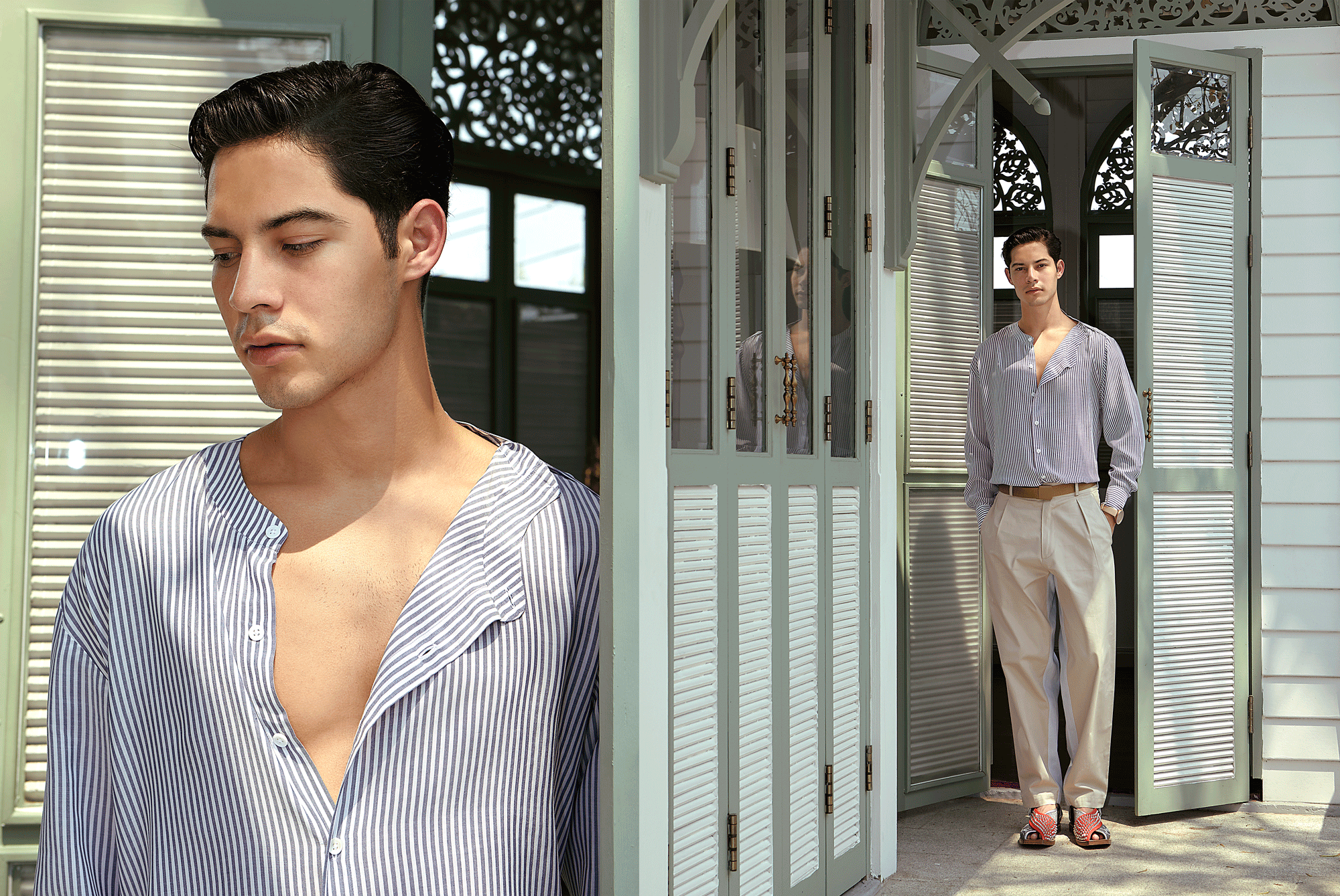 clothes : Leisure Projects / shoes : Christian Louboutin