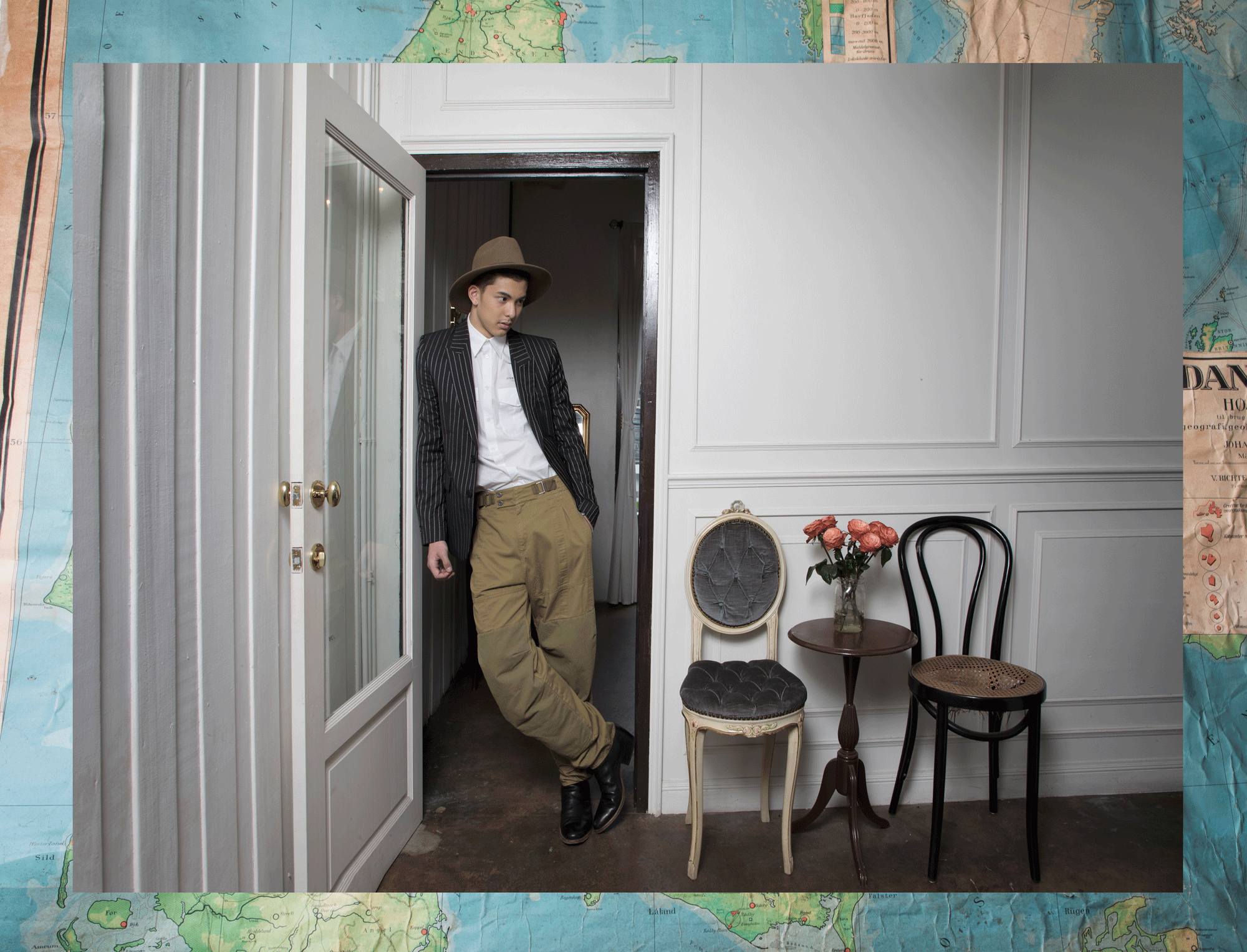 clothes & shoes : GIVENCHY / hat : Famosa Andina