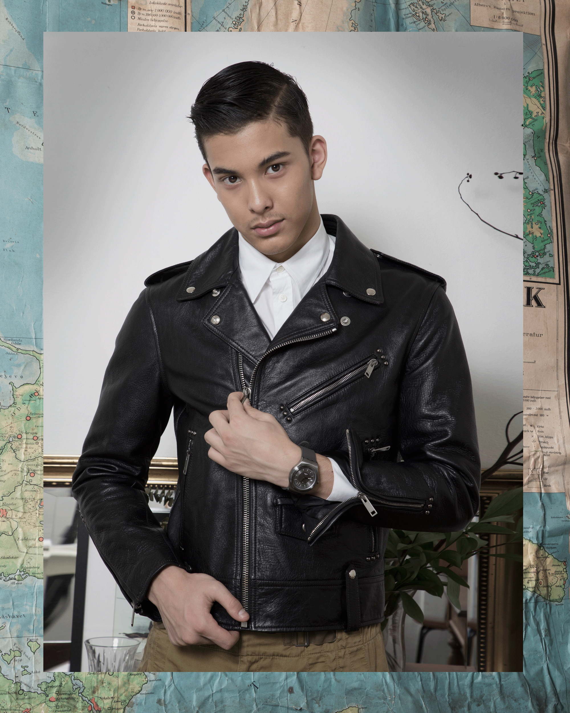 clothes : GIVENCHY / watch : SWATCH SISTEM - KNIGHT