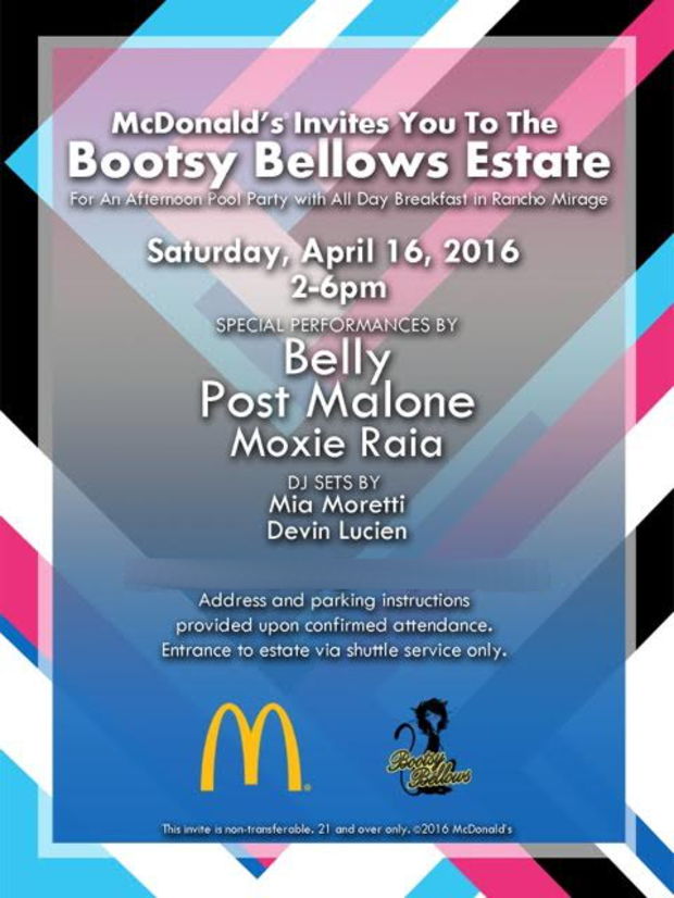 Shout out to my older brother for getting me and Rex on the list. This was the only party where we had to pick up wristbands from a secret location the day of. Check out my in depth coverage HERE ! Cliff note: Endless breakfast sandwiches, fries, smoothies, and drinks combined with celebs such as The Weeknd, Kylie Jenner, Kendal Jenner, and Arianny Celeste.