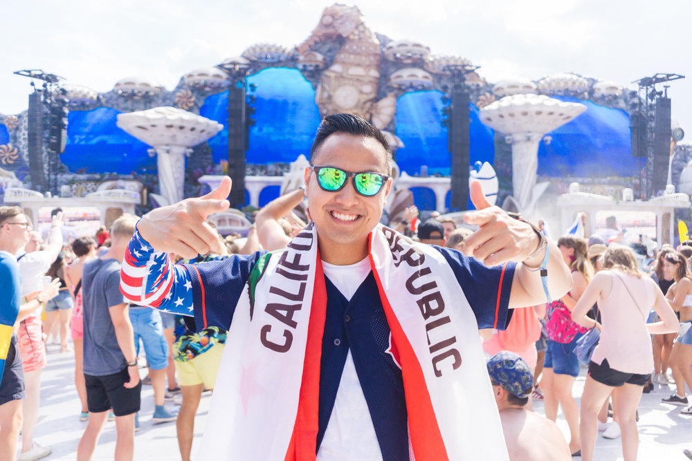 From the Republic of California, I volunteered as tribute in the 2018 Tomorrowland Summer Games.