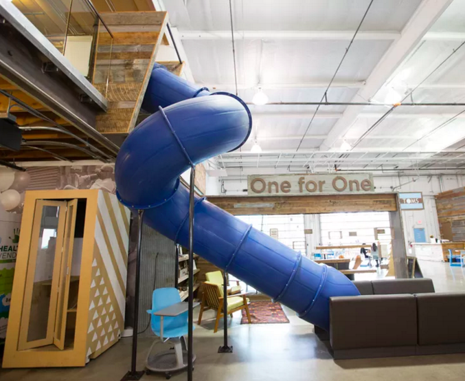 RACKED LA: Slides, Baristas, Pilates: Inside TOMS Headquarters in Venice