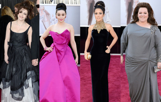 E! Online: 2013 Oscars' Worst Dressed: Helena Bonham Carter, Salma Hayek and Melissa McCarthy