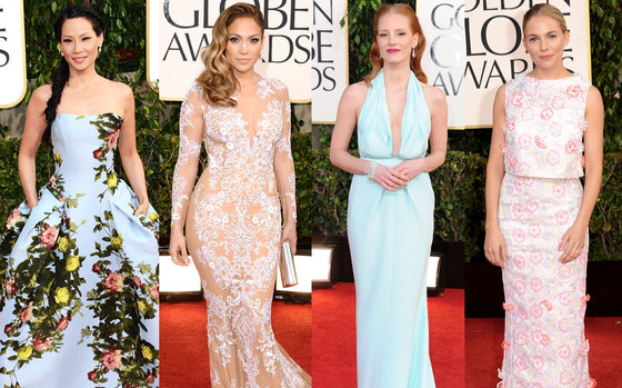 E! Online: Jessica Chastain, Lucy Liu Among the Top 10 Riskiest Looks of the 2013 Golden Globe Awards