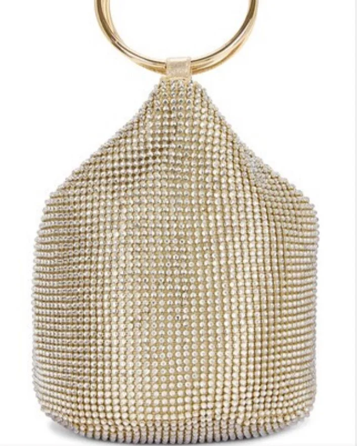 ELLIE CRYSTAL MESH HANDBAG // OLGA BERG