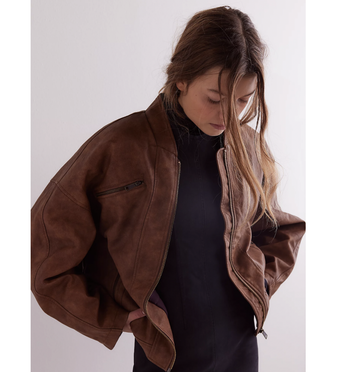 VINNY VEGAN BOMBER // WE THE FREE