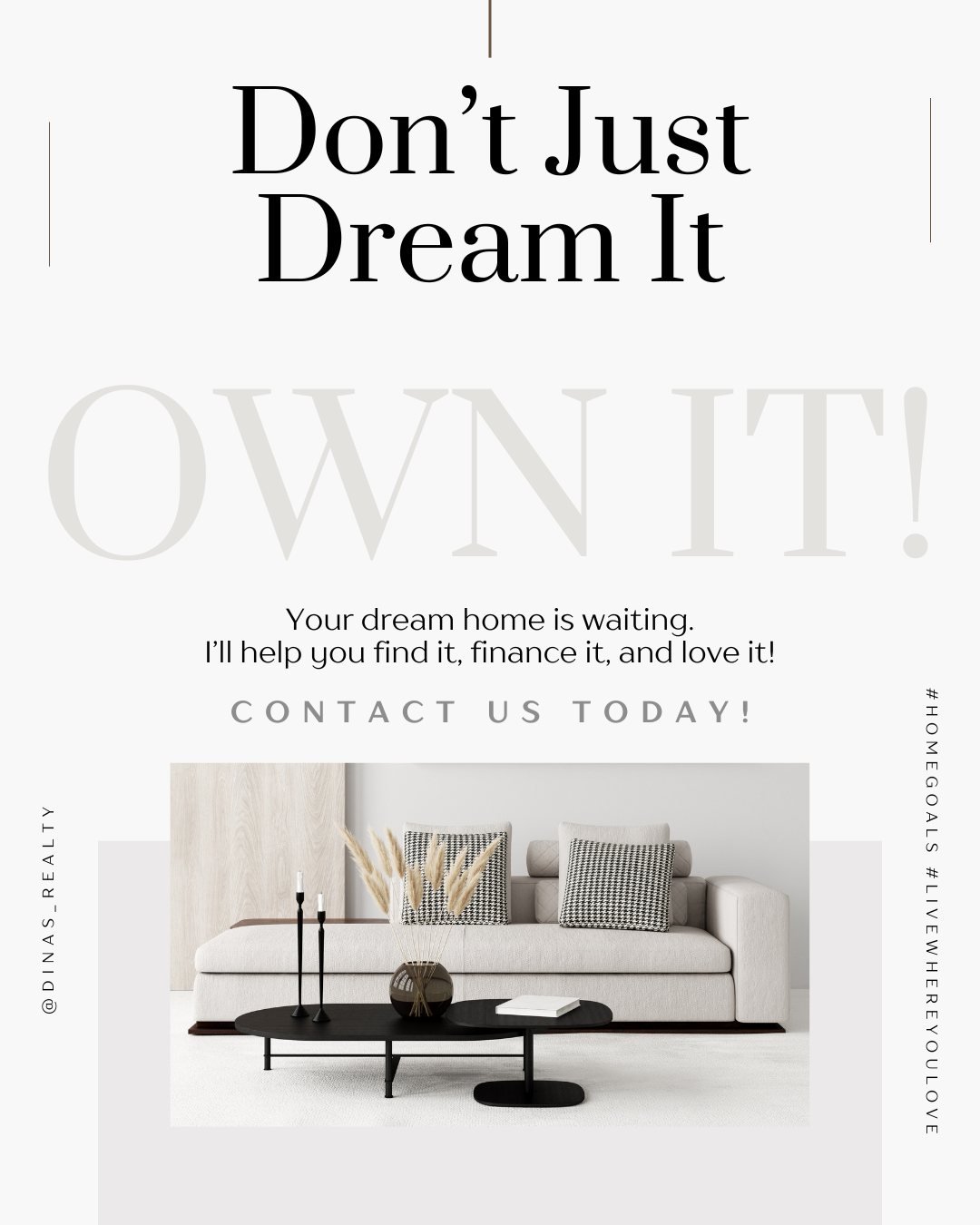 🤍 There's no better feeling than being in your own home!
We make the process of becoming a homeowner simple.. Let's make your dream a reality.
📧info@dinasrealty.com 📱 781-656-5156
#DreamHome #Homeowner #Homeowner #RealEstate #DinasRealty