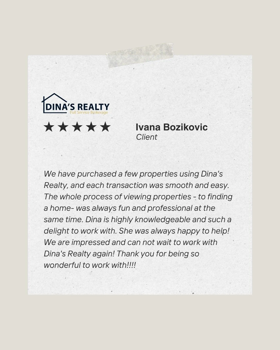 ✨Hearing what our clients say means everything to us! Our goal at Dina's Realty is to find you your perfect home, rental property or investment, all while making everything a smooth and simple process for you!
#Dinasrealty #Testiomonials #Homebuyin