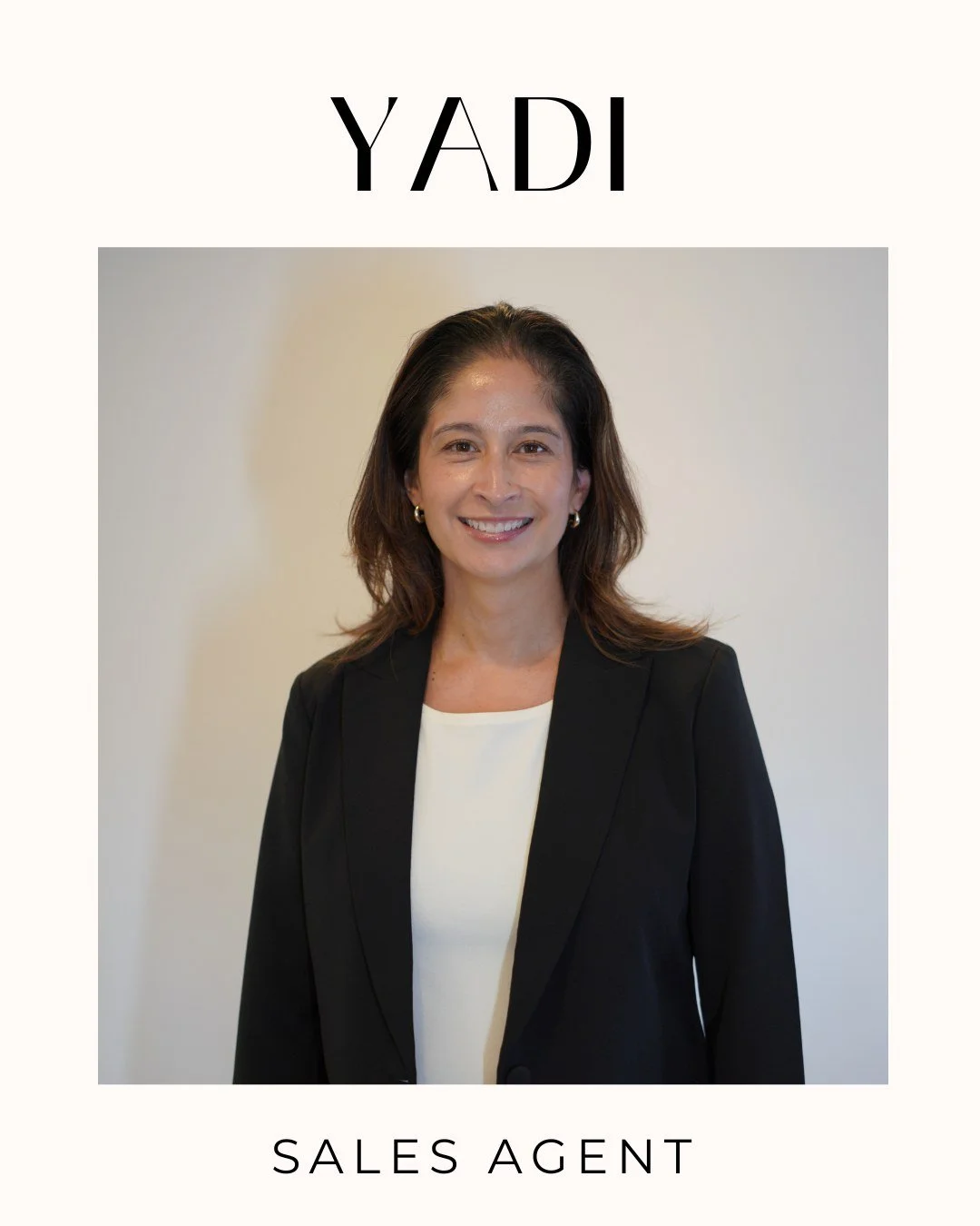 ⭐ Get to know Yadi, Dina's Realty Sales Agent!

#DinasRealty #MeetTheTeam #RealEstateExperts #BostonRealEstate #AgentSpotlight #TeamDinas #WomenInRealEstate #TrustedRealtor #RealEstateLife #YourHomeJourney