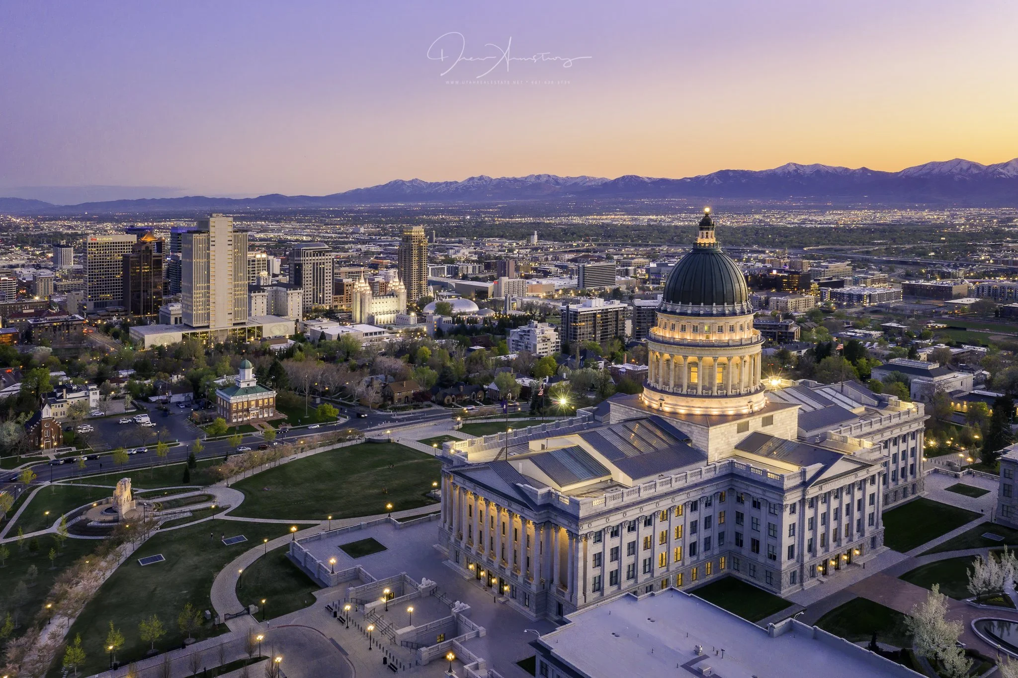 Capitol Building Cherry Blossom Sunset From Rear-1.jpg