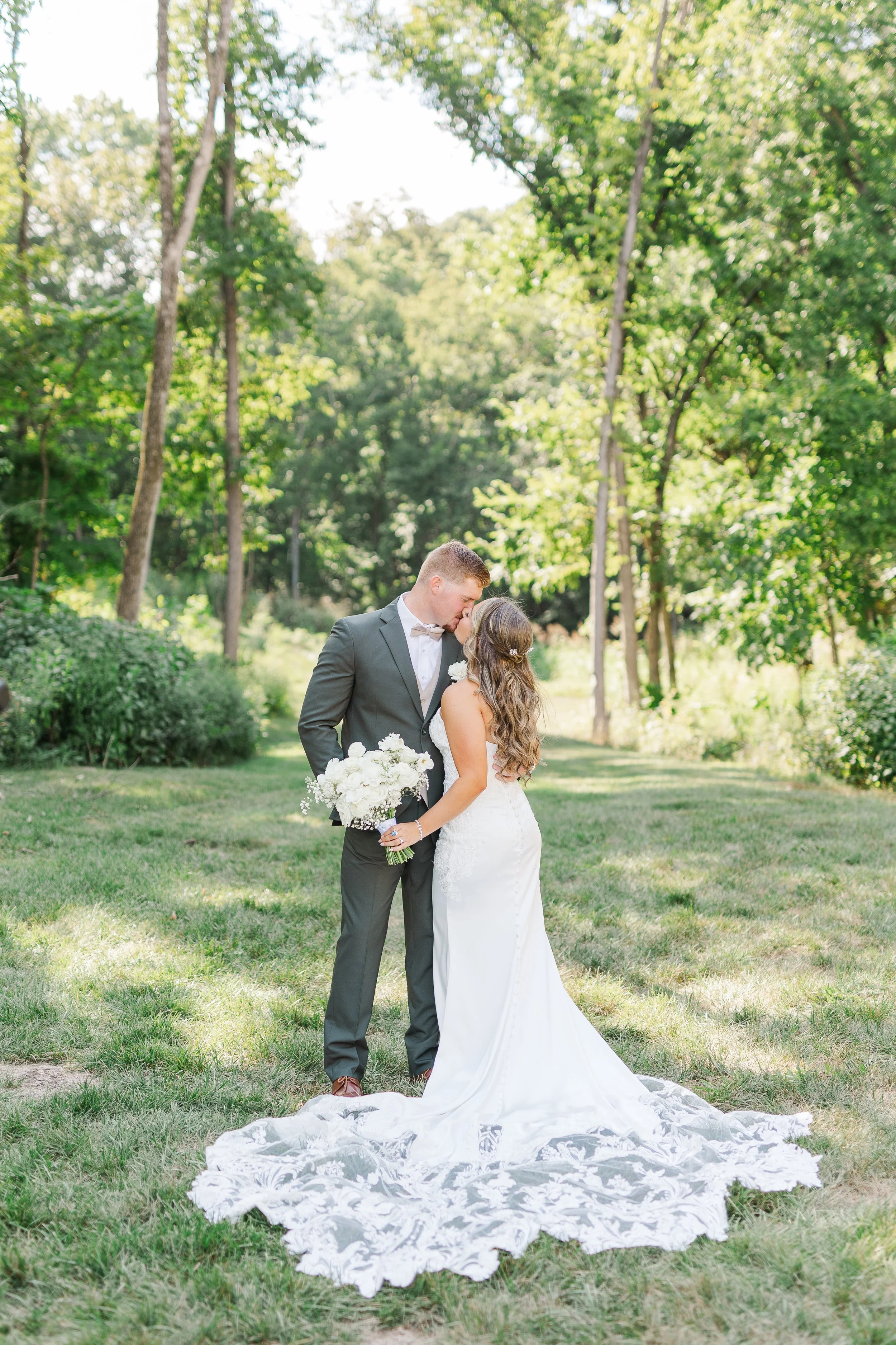 light and airy wedding photography and videography pine hollow farm