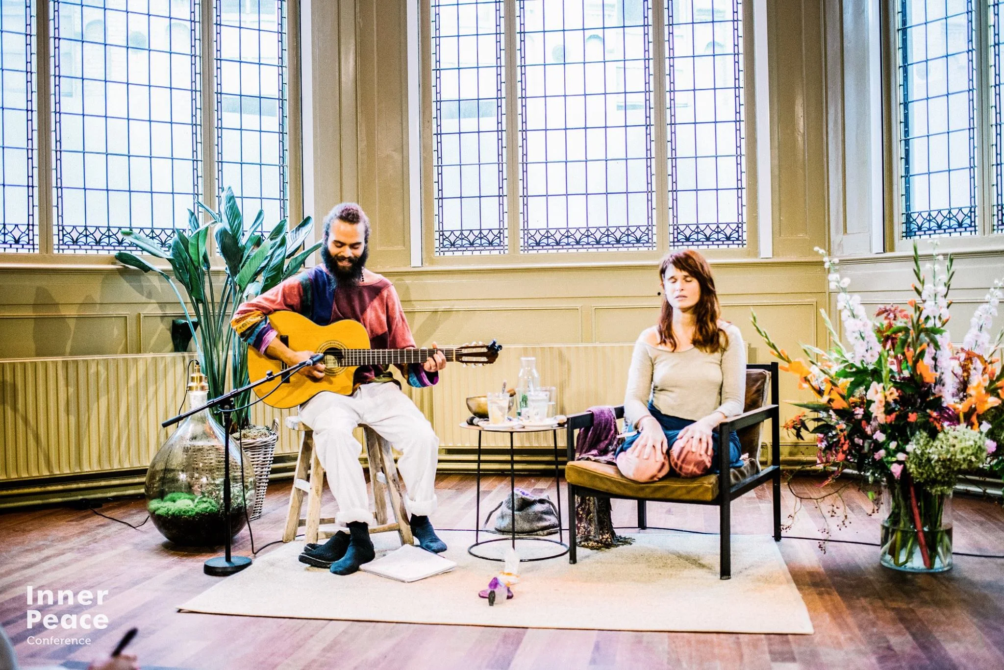 Inner Peace Conference Performance by Eli Kaiser and Molly Warner - Amsterdam, Netherlands, October 2017