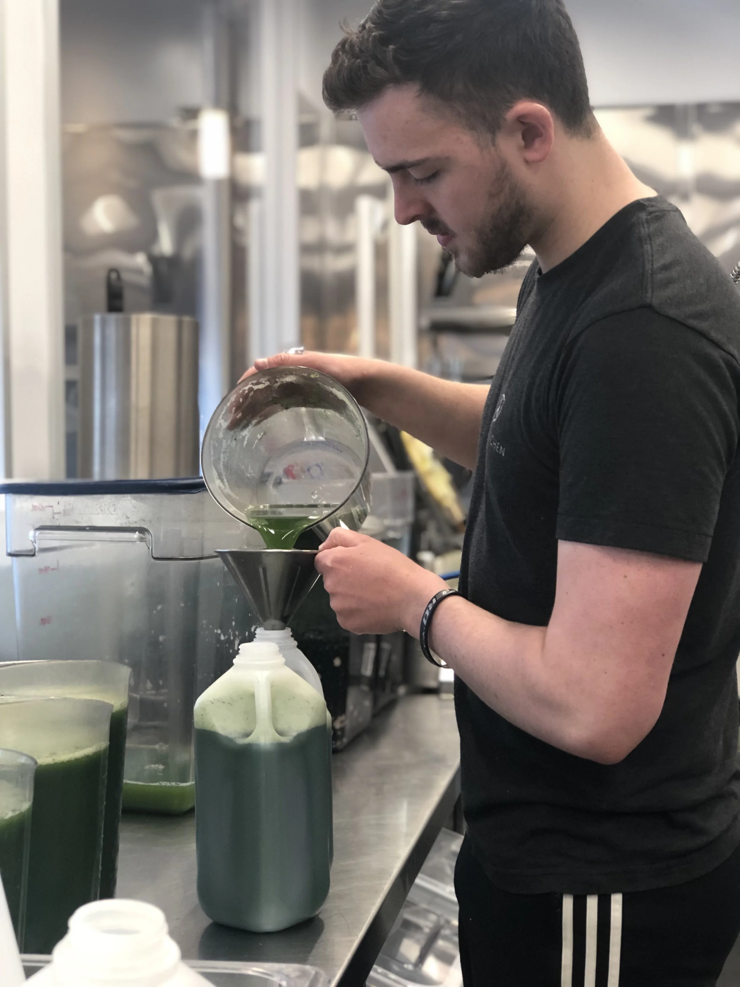 Rowan (team PK) pouring the Lush