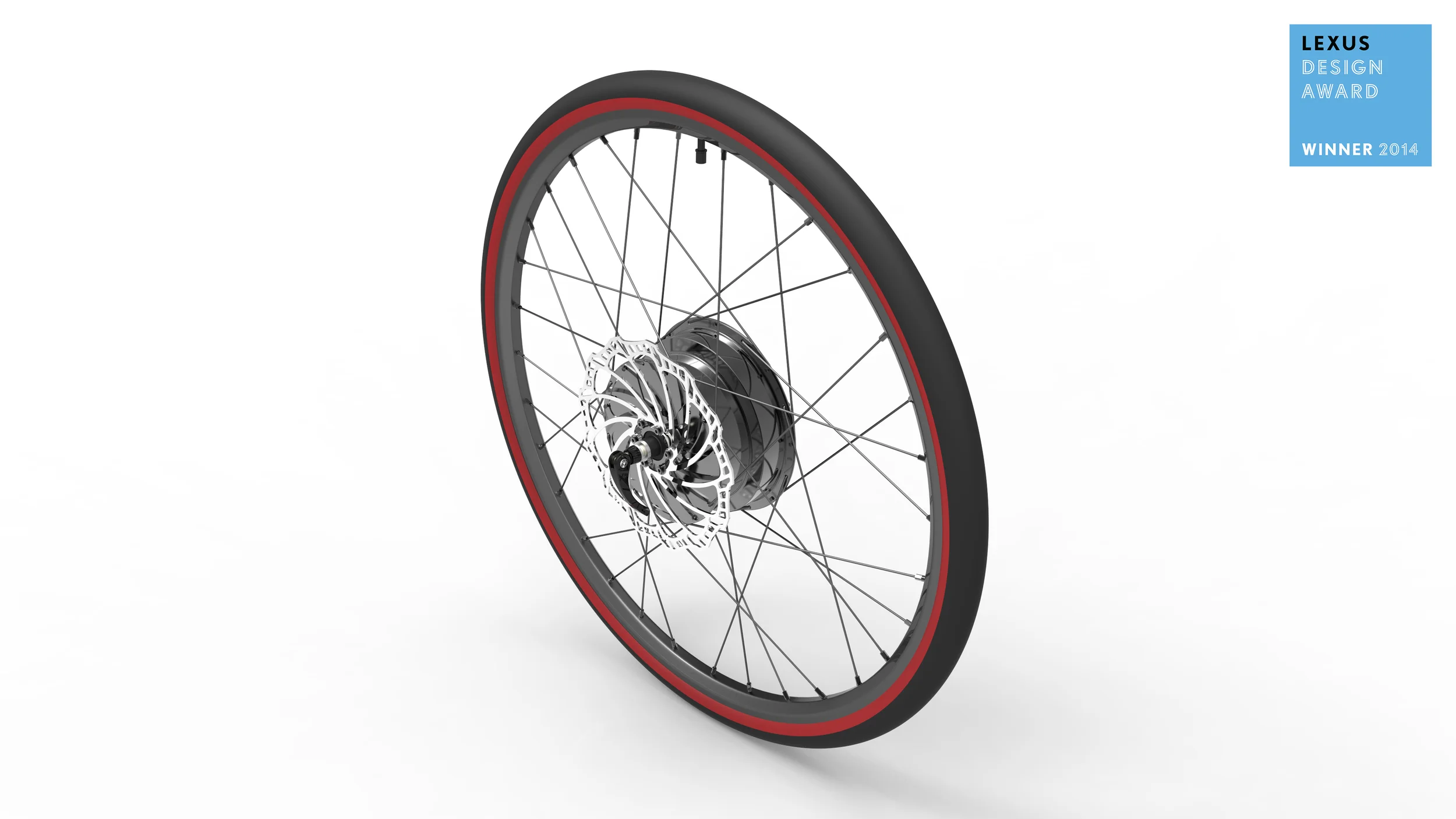 E-Wheel™ complete assembly (rendering image)