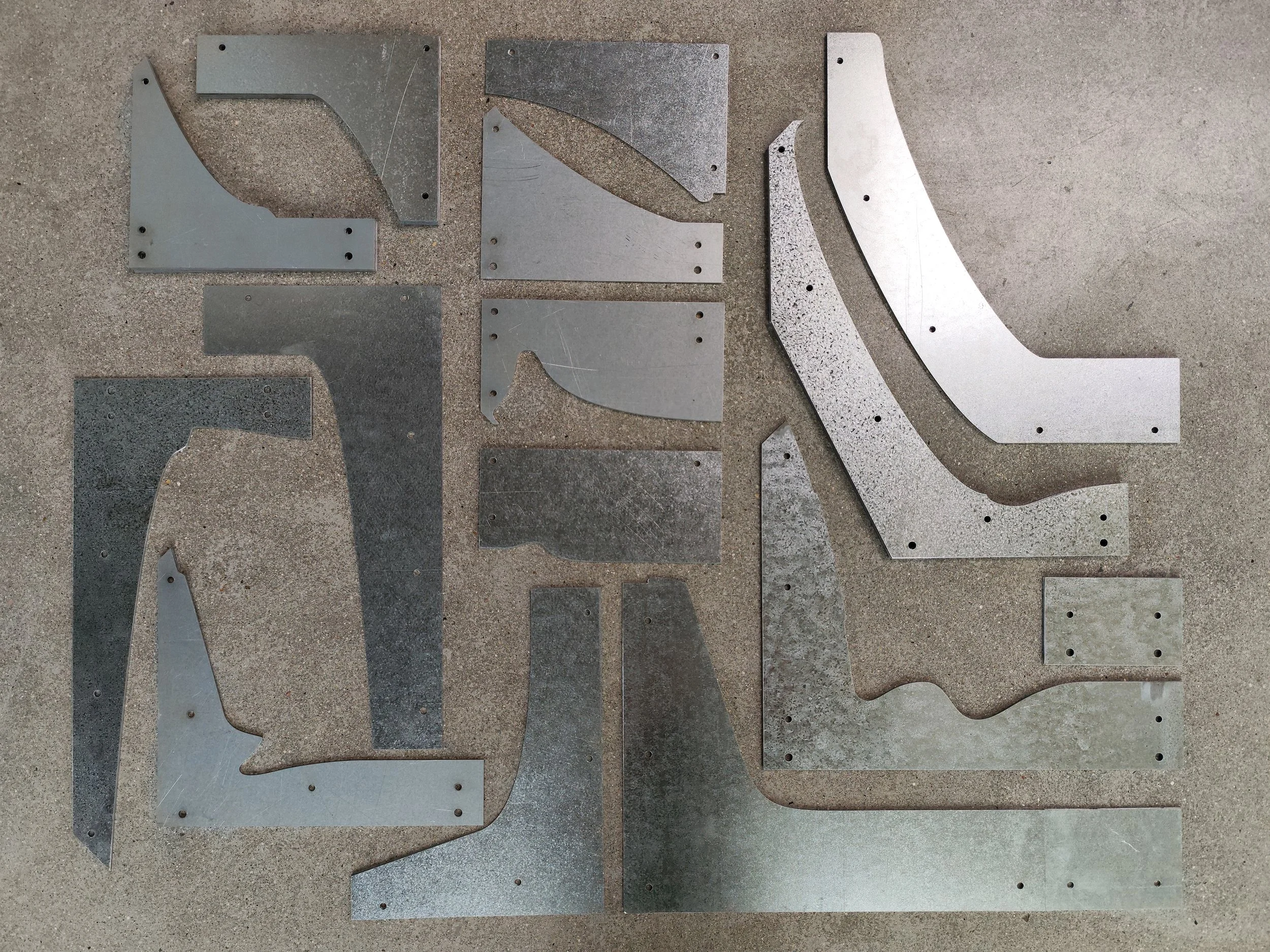 Laser-cut Pottery Templates