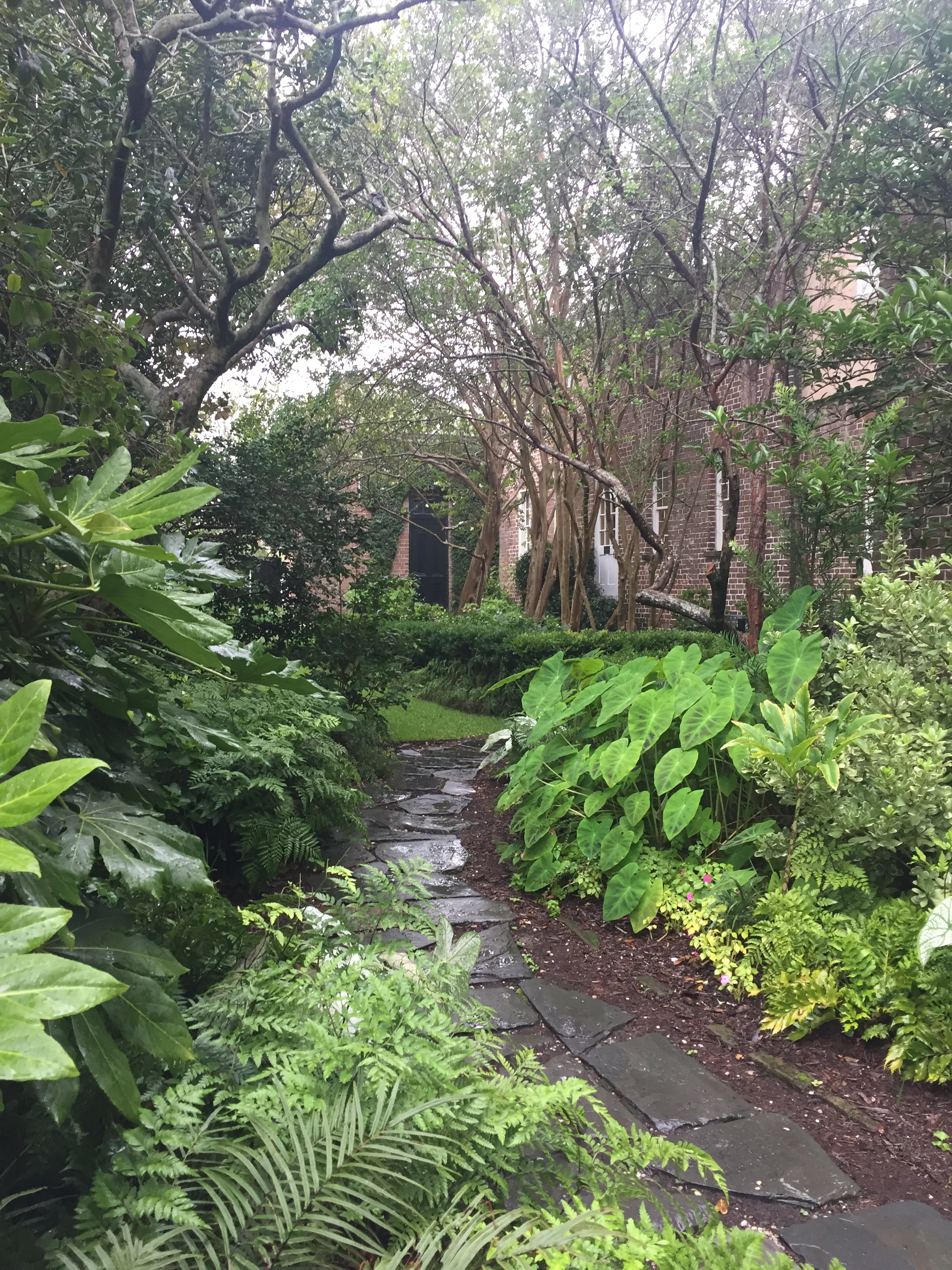 Gardens leading to the visitors center