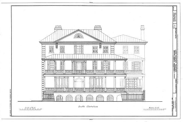 Front elevation, drawing