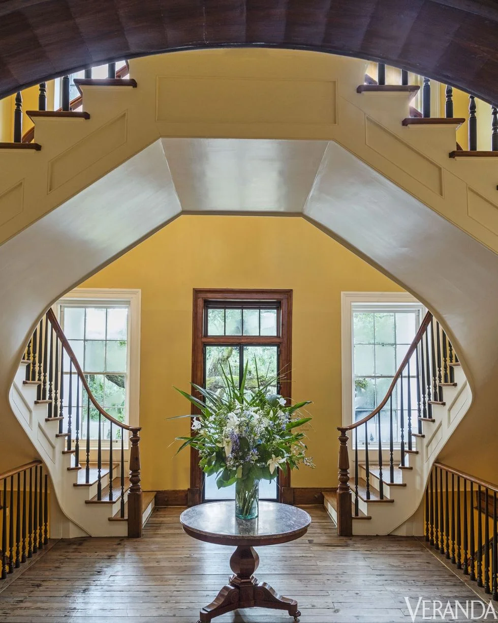 Main entry & staircase Photo captured by Veranda Magazine