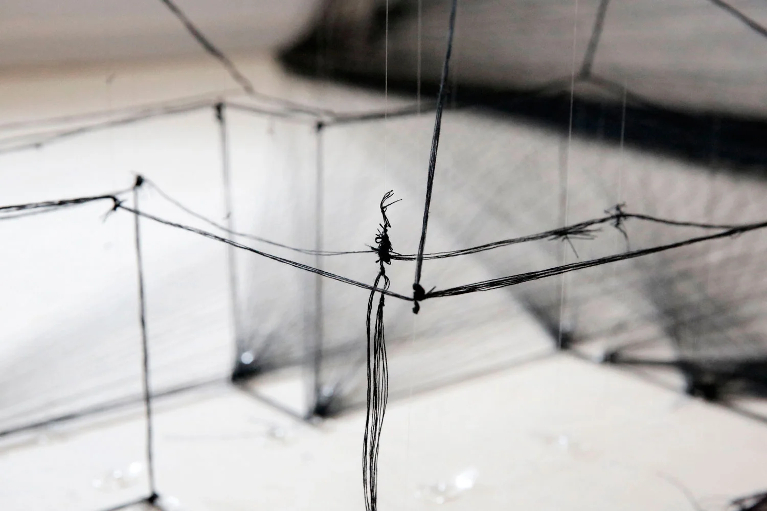 Materials: Black thread, Creation Date: 2015