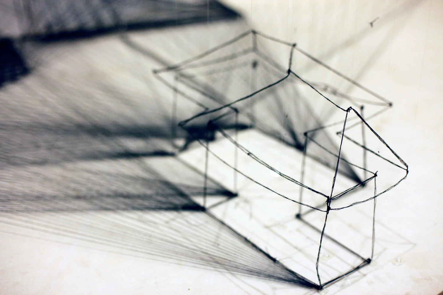 Materials: Black thread, Creation Date: 2015