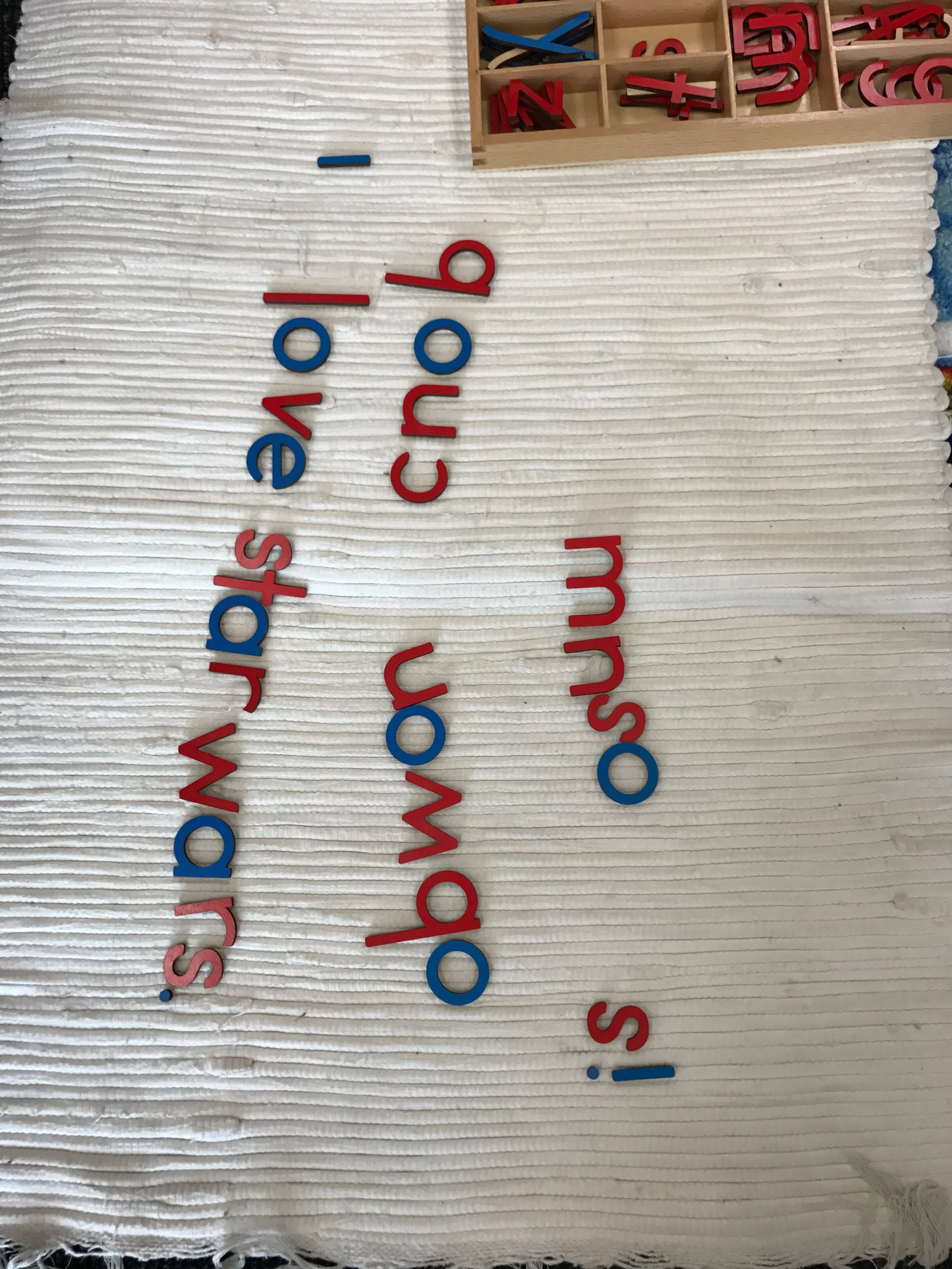  ... or, for two Star Wars loving friends, "can you practice writing sentences about anything you want?"&nbsp; 