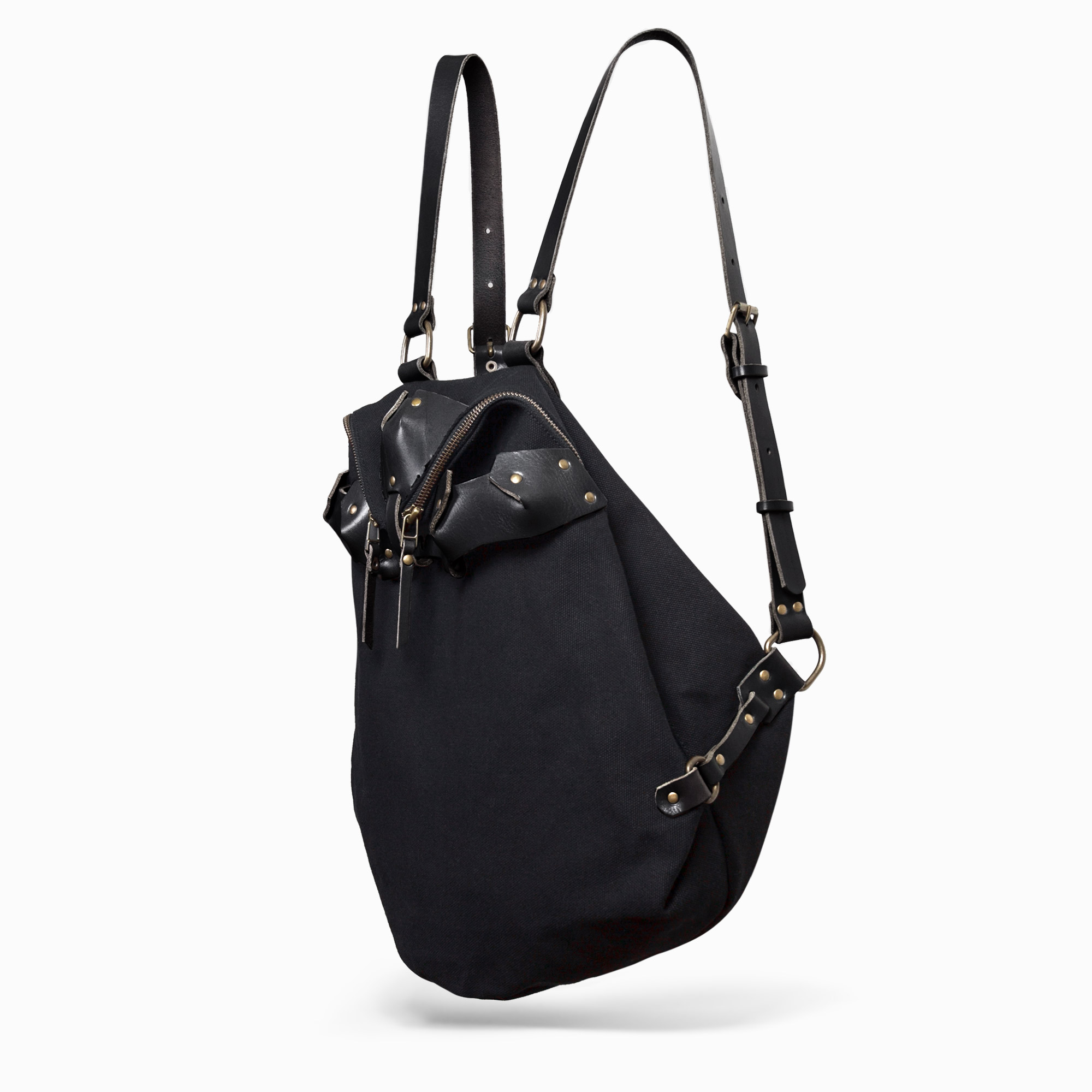Moryn Structural Canvas Backpack - TEO+NG