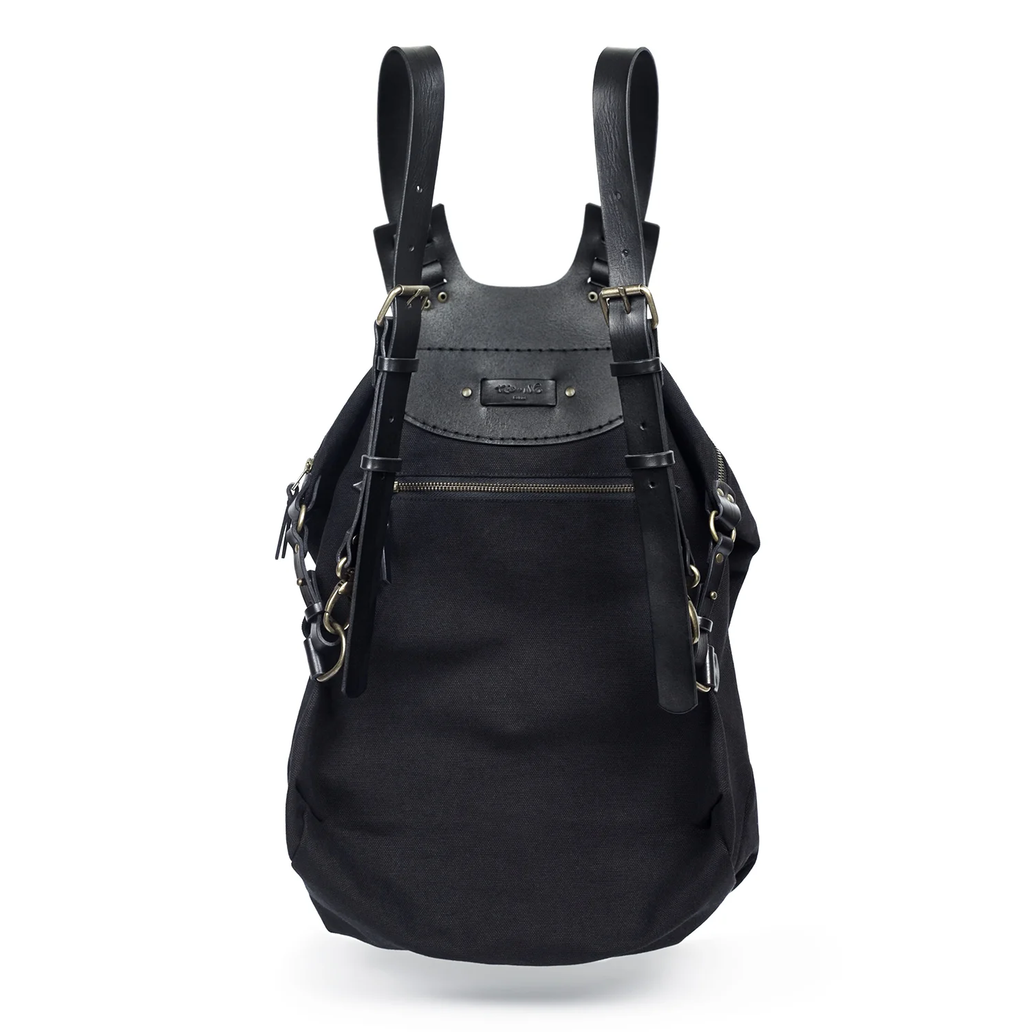 Spiro T Black Canvas Backpack - TEO+NG