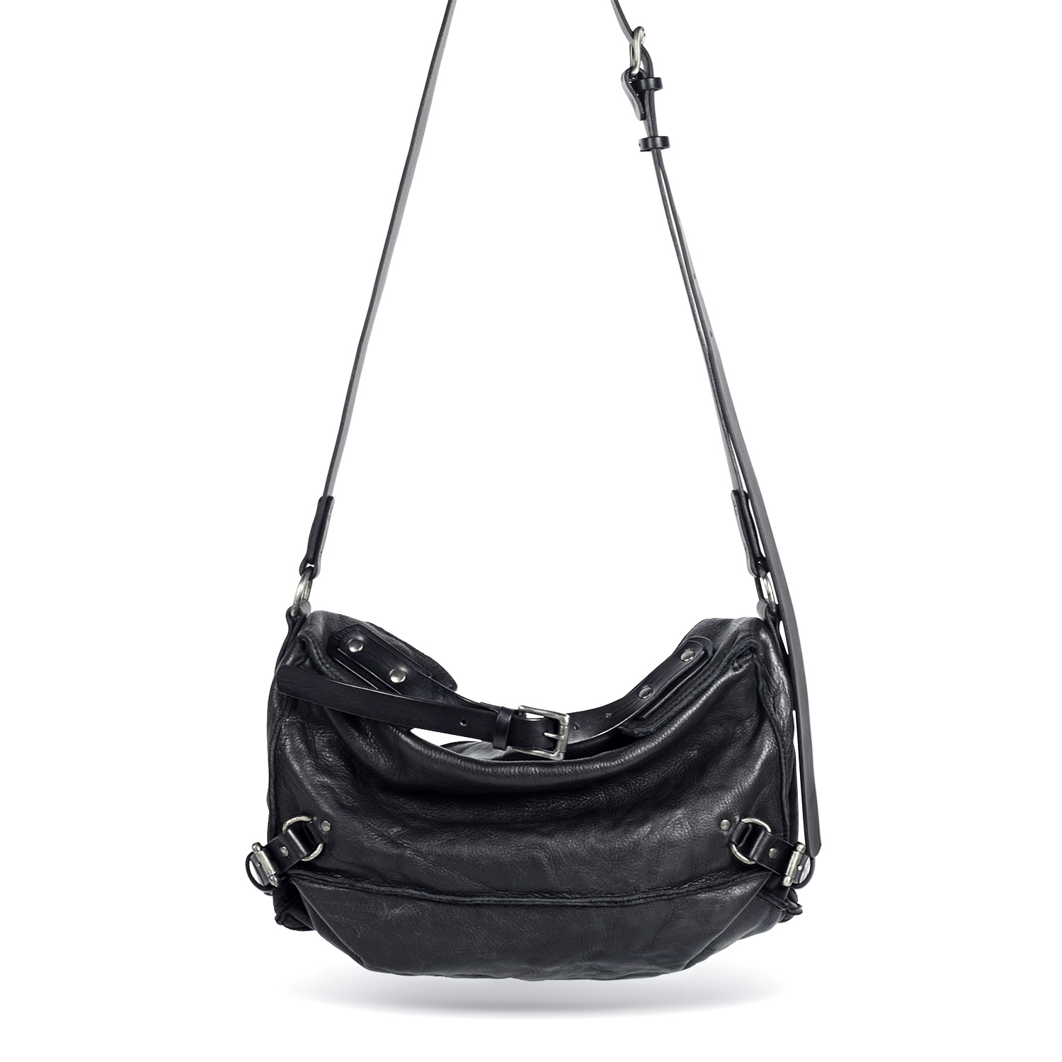 Medus Black Shoulder Bag - TEO+NG