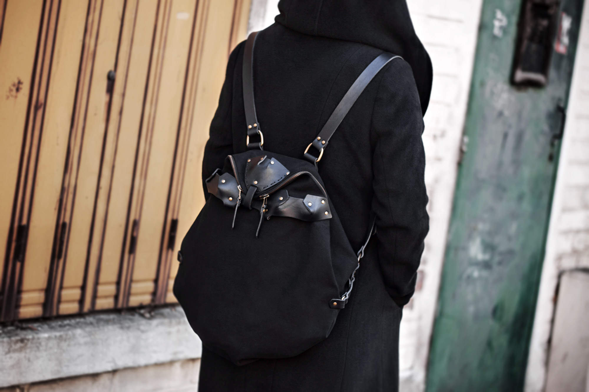 Moryn Structural Canvas Backpack - TEO+NG