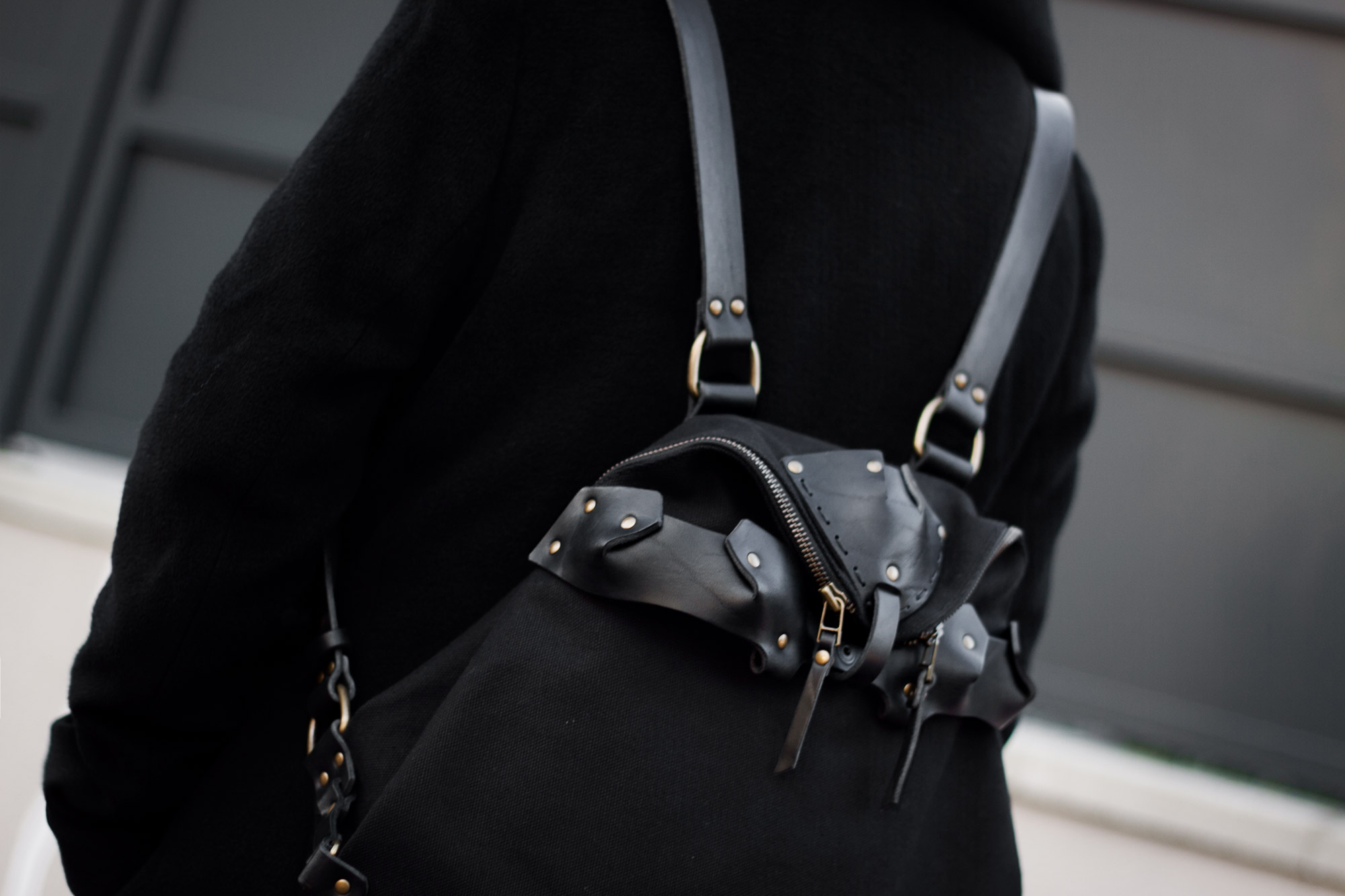 Moryn Structural Canvas Backpack - TEO+NG