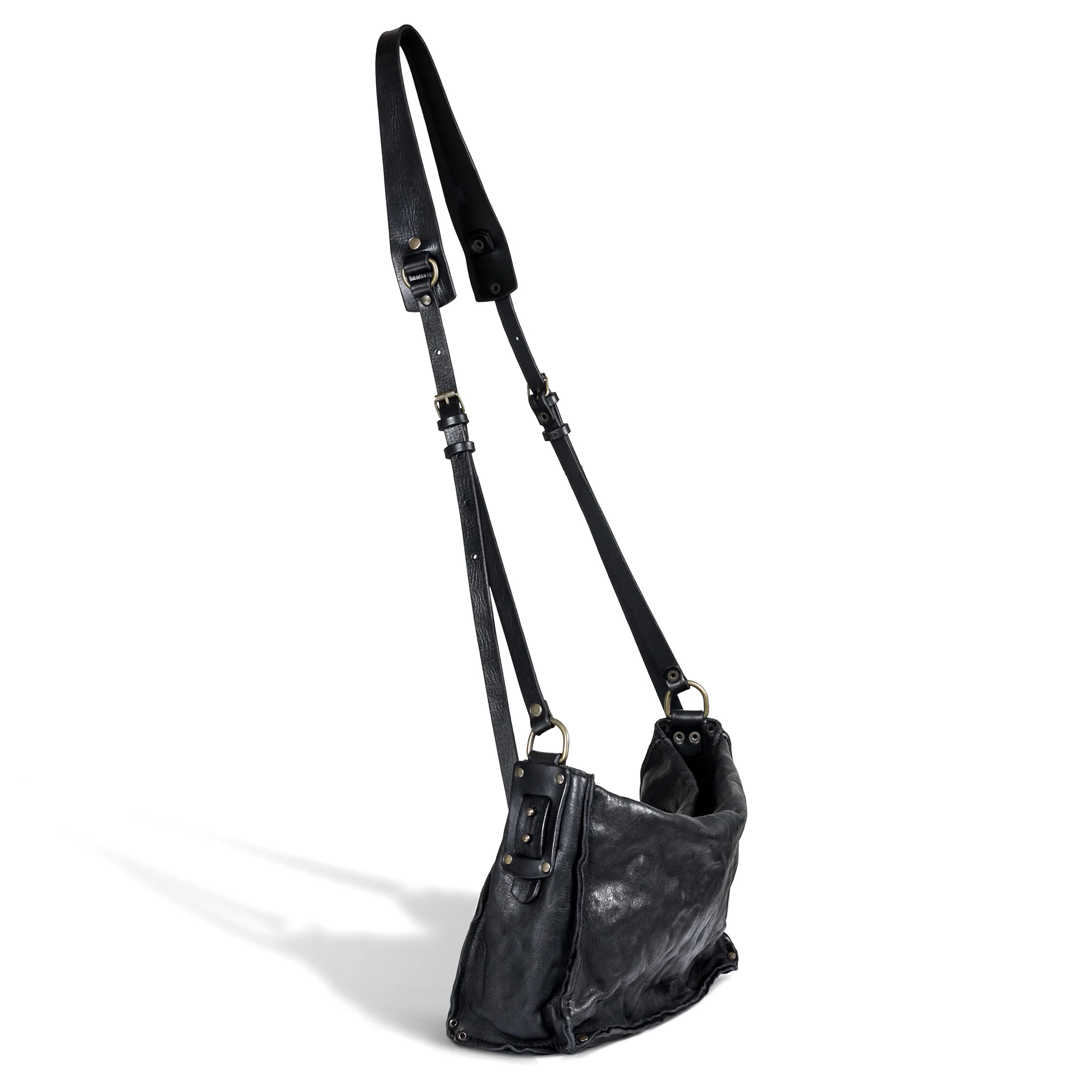Muto Black Shoulder Bag - TEO+NG