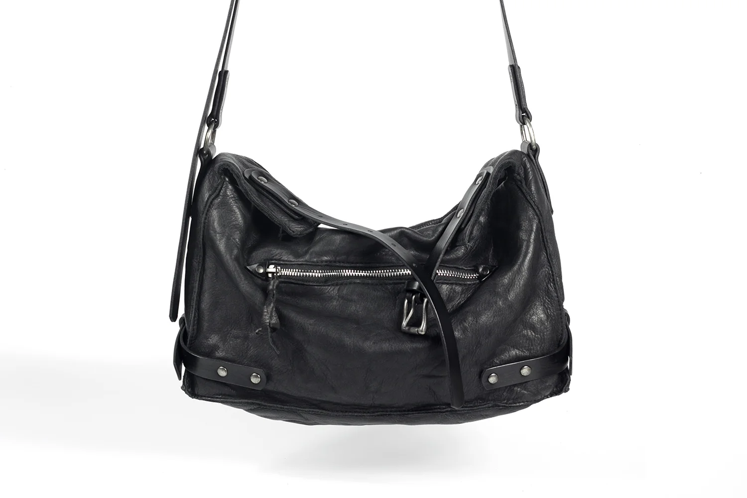 Medus Black Shoulder Bag - TEO+NG