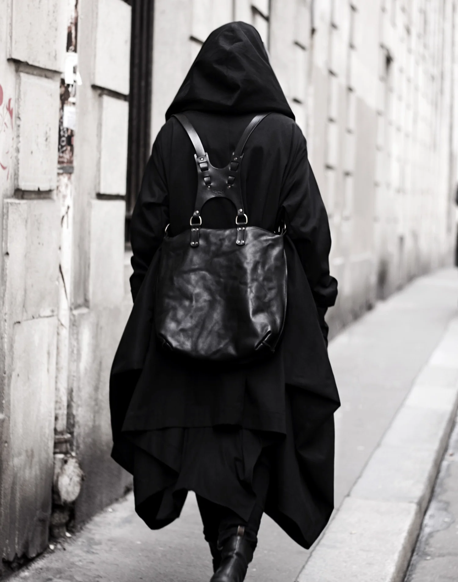 Mikko Black Harness Backpack - TEO+NG
