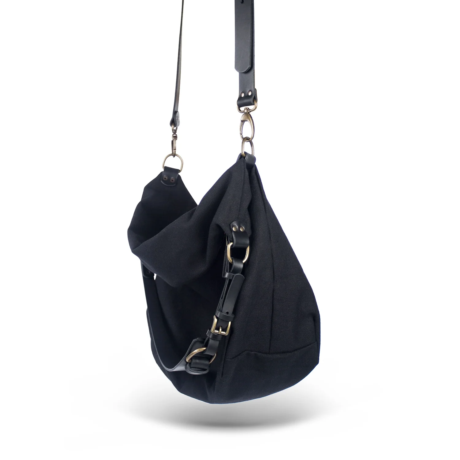 Shen Black Canvas Bag - TEO+NG